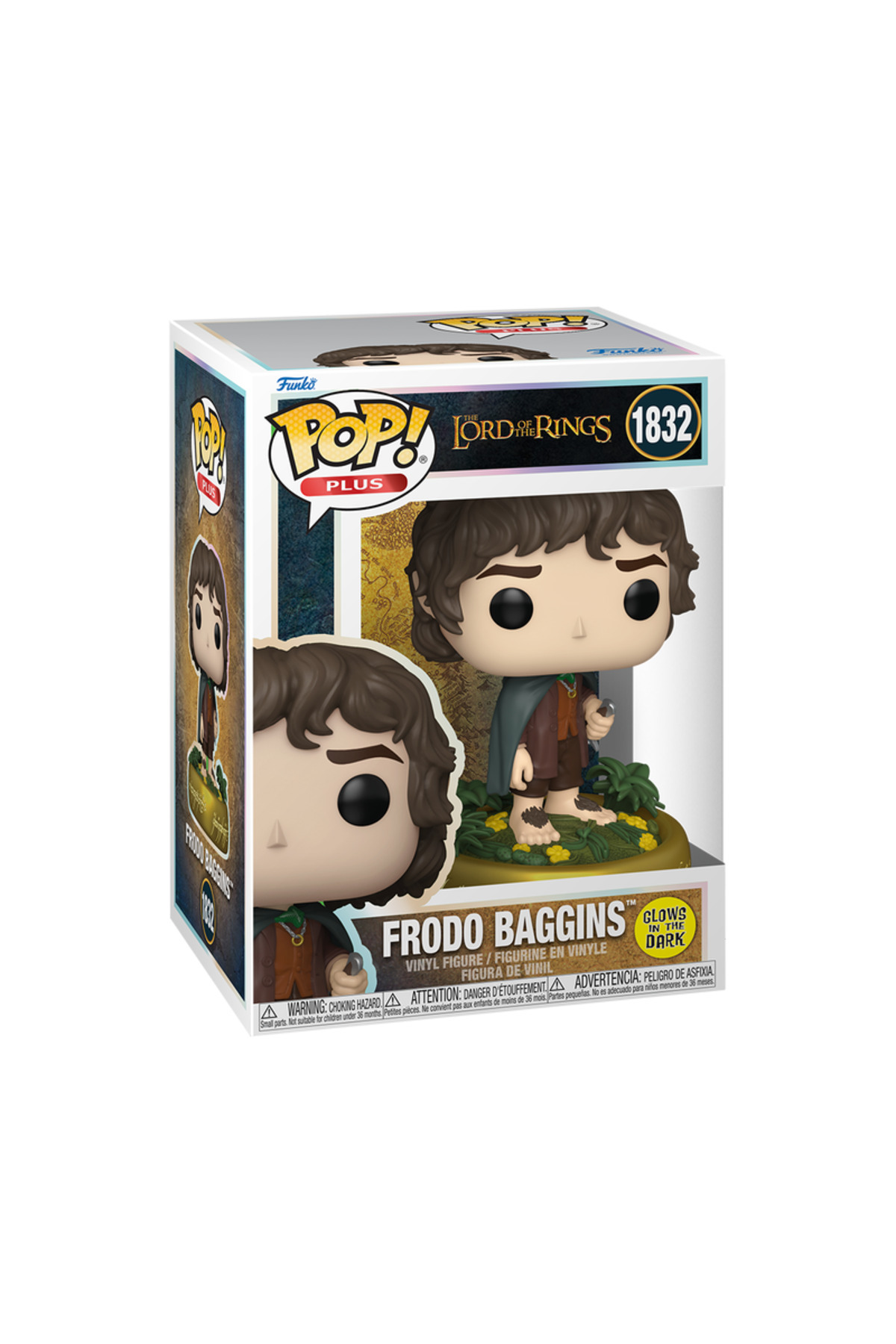 فیگور ! به علاوه فرودو بگینز درخشش 1832 Funko Pop