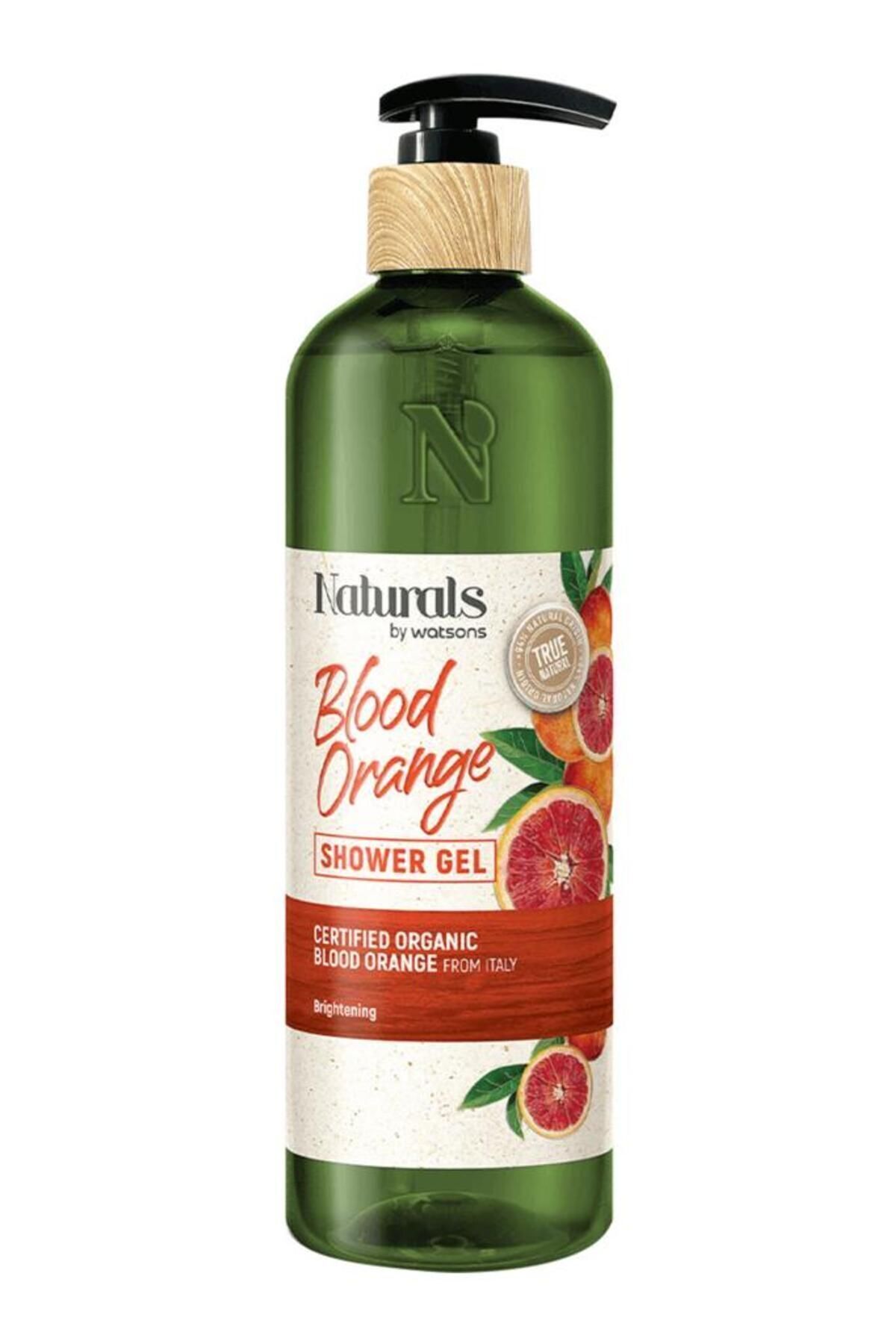 Naturals By Watsons ژل حمام پرتقال خونی ۴۹۰ میلی لیتر