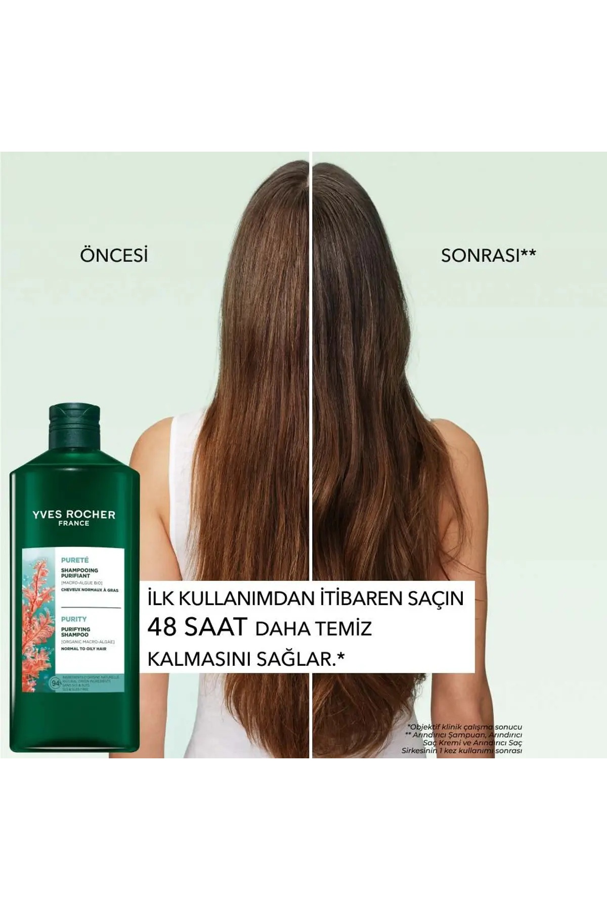 شامپو تصفیه‌کننده برای موهای چرب ۳۰۰ میلی‌لیتر پیور دتاکس ایوروشه Yves Rocher