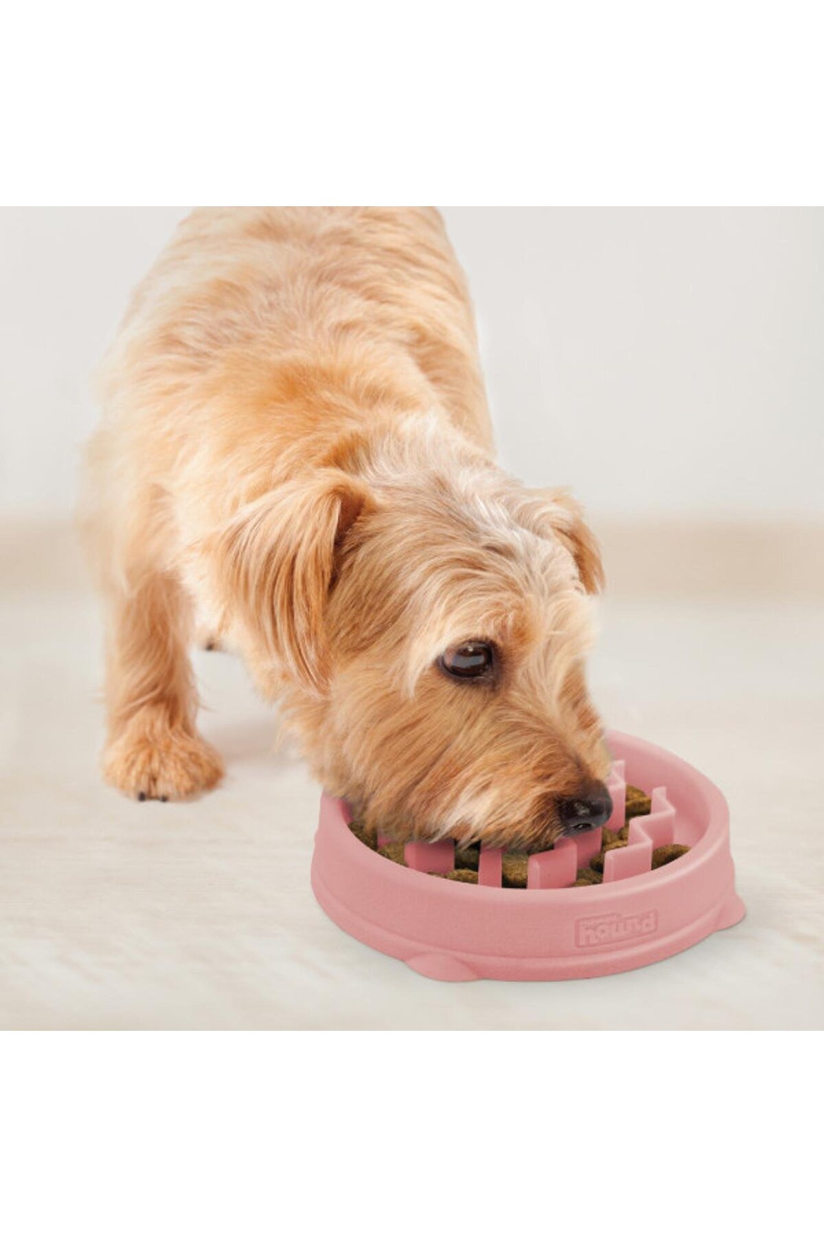 کاسه غذای آهسته‌خور اوت‌وارد هاوند Outward Hound، S/M، ۳۰۰ گرم صورتی
