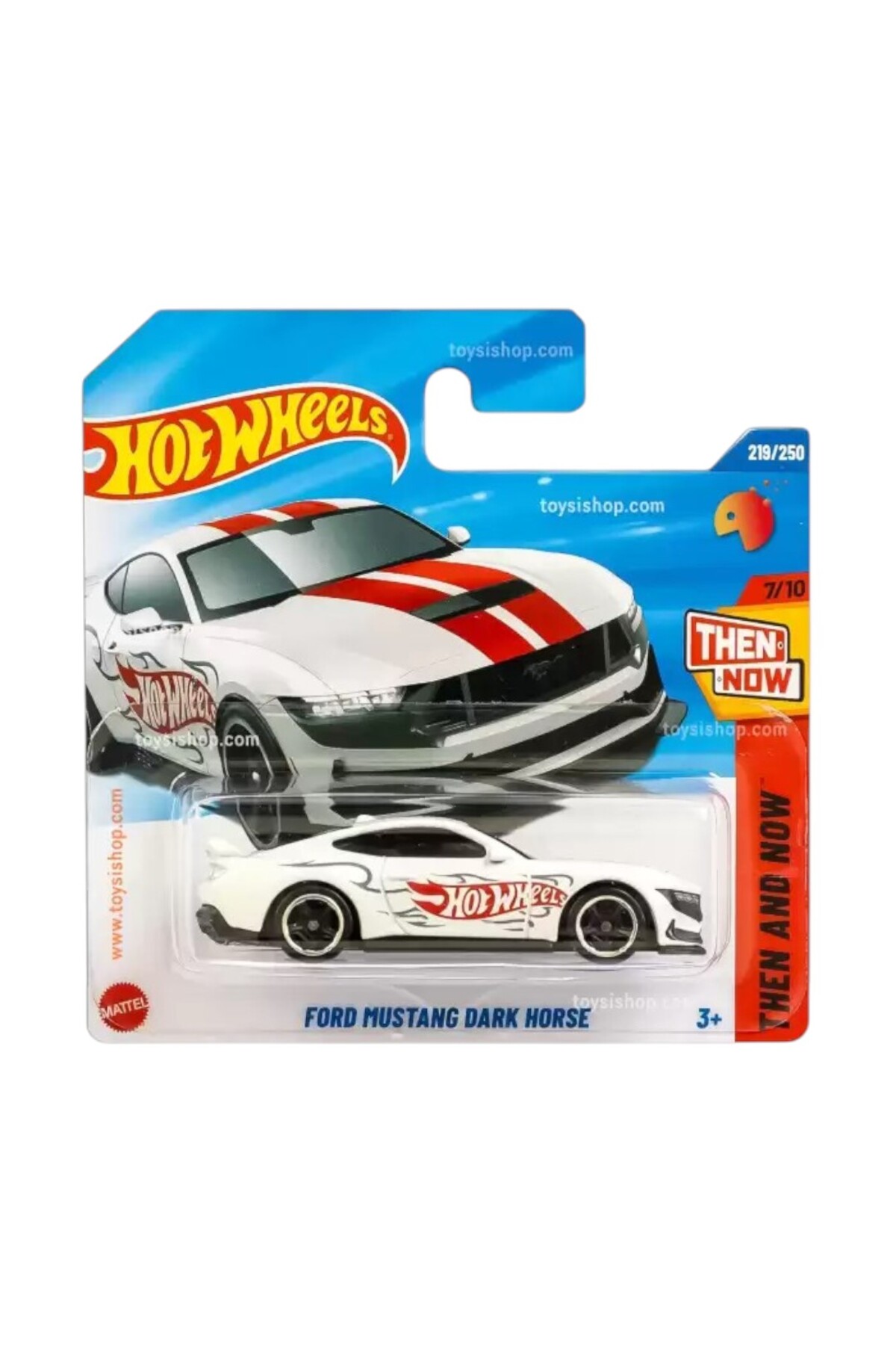 ماشین اسباب بازی اسب تاریک فورد موستانگ پس و اکنون JB34 هات ویلز اورجینال HOT WHEELS