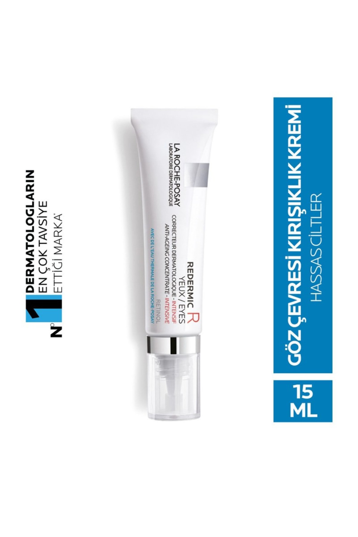 La Roche Posay کرم چشم با اثر ضدپیری Redermic R 15 میلی لیتر
