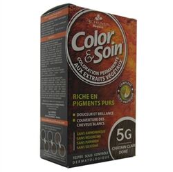 رنگ موی گیاهی کالر سوئن Color Soin مدل 5G بلوند طلایی روشن