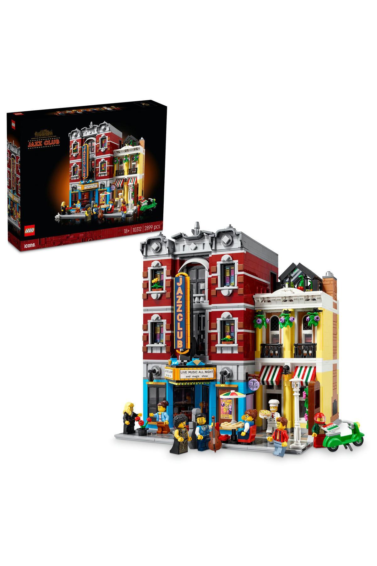 لگو و اسباب بازی های ساخت محور ® ICONS JAZZ CLUB 10312 BUILDING SET 2899 قطعه اورجینال LEGO