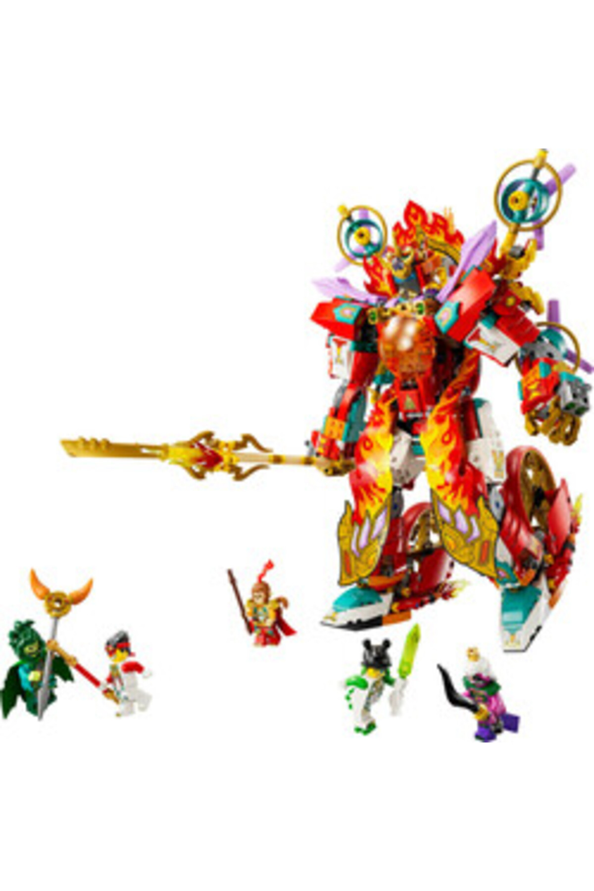 لگو و اسباب بازی های ساخت محور 80057 LEGO® NEZHA'S RING OF FIRE MECH اورجینال LEGO