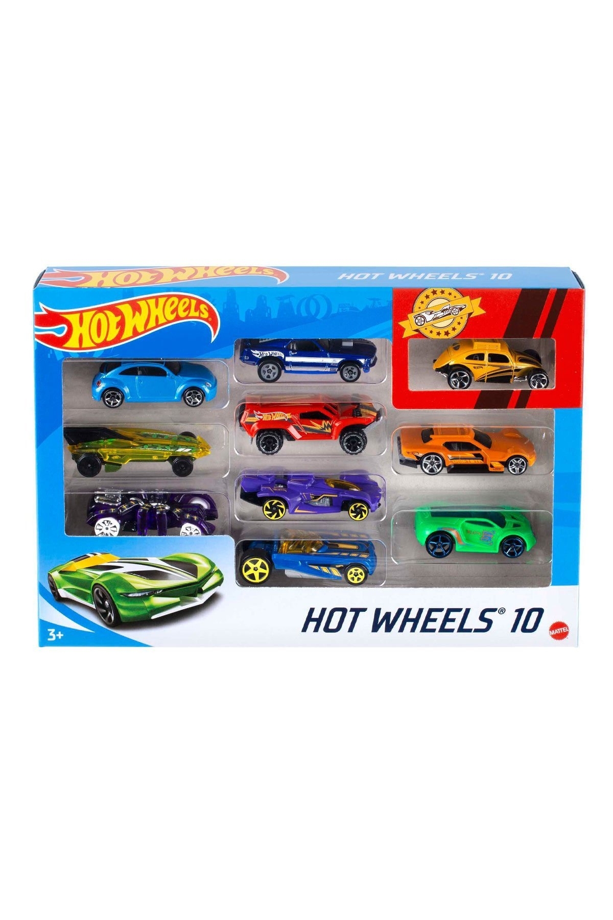 ماشین اسباب بازی 54886 چرخ های داغ 10 مجموعه مخلوط ASORTI هات ویلز اورجینال HOT WHEELS
