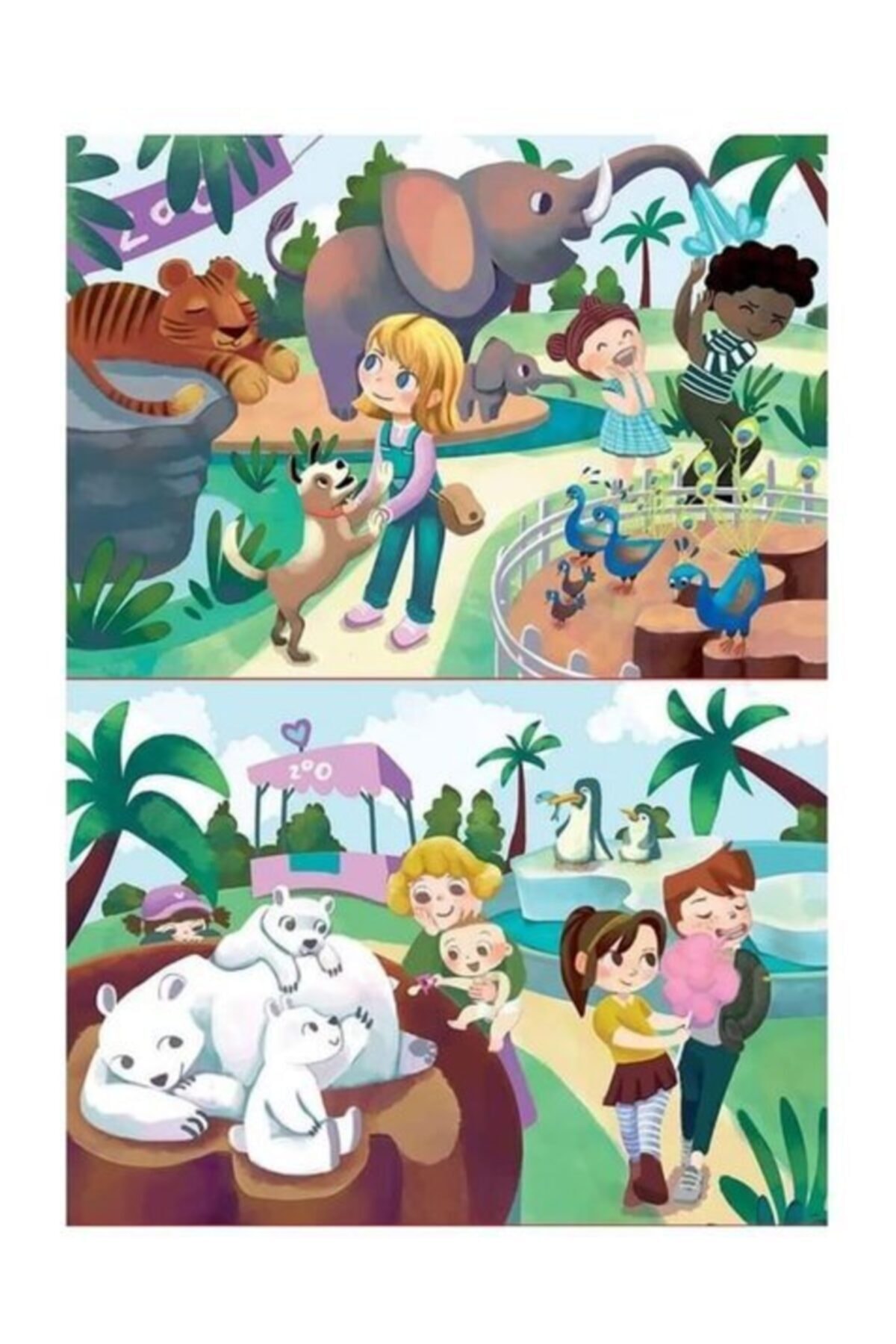 پازل 2X20 بیشترین ZOO FSC R ادوکا اورجینال EDUCA