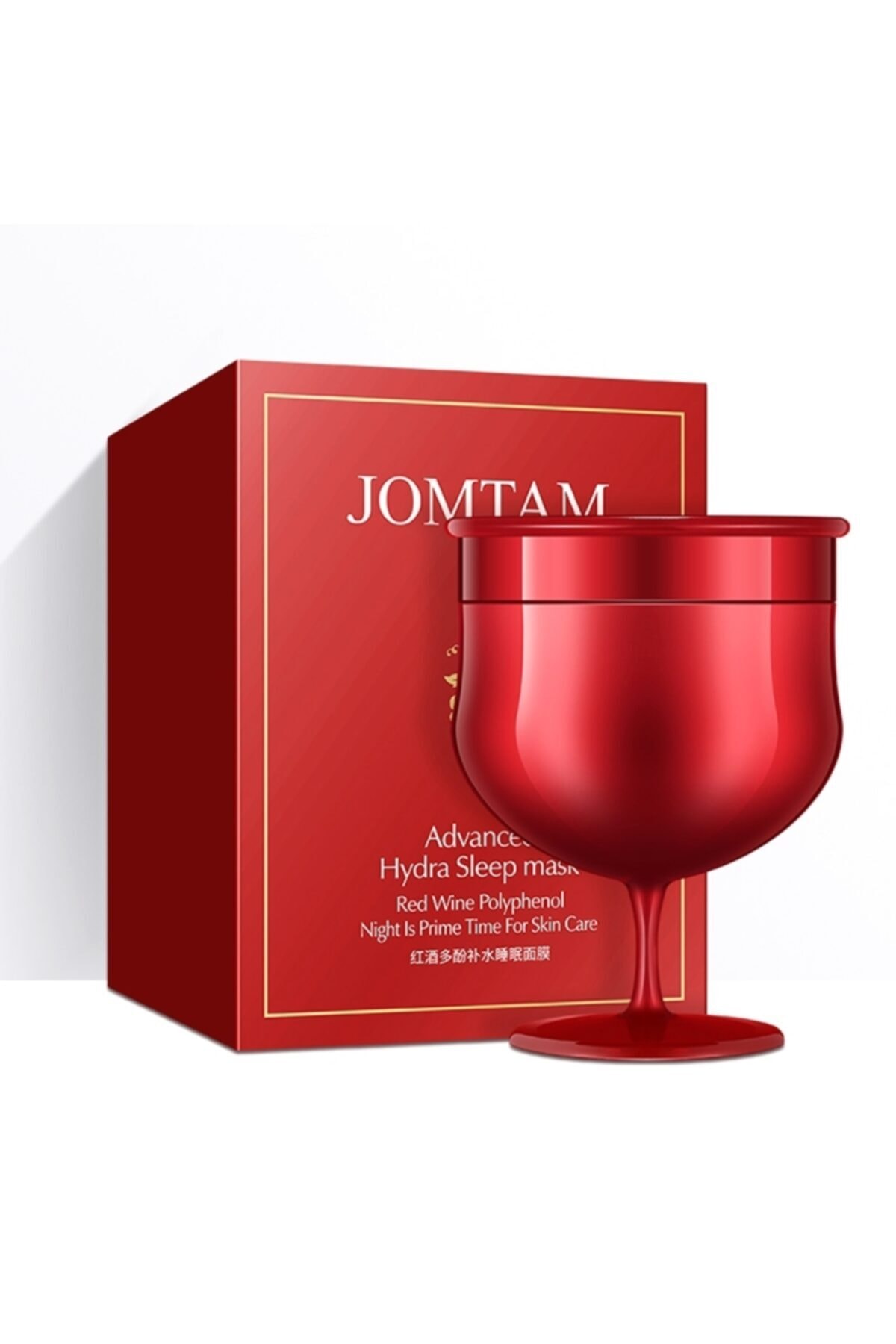 ماسک صورت خواب کرم مرطوب کننده شب با پلی فنول شراب قرمز 150 گرم Jomtam