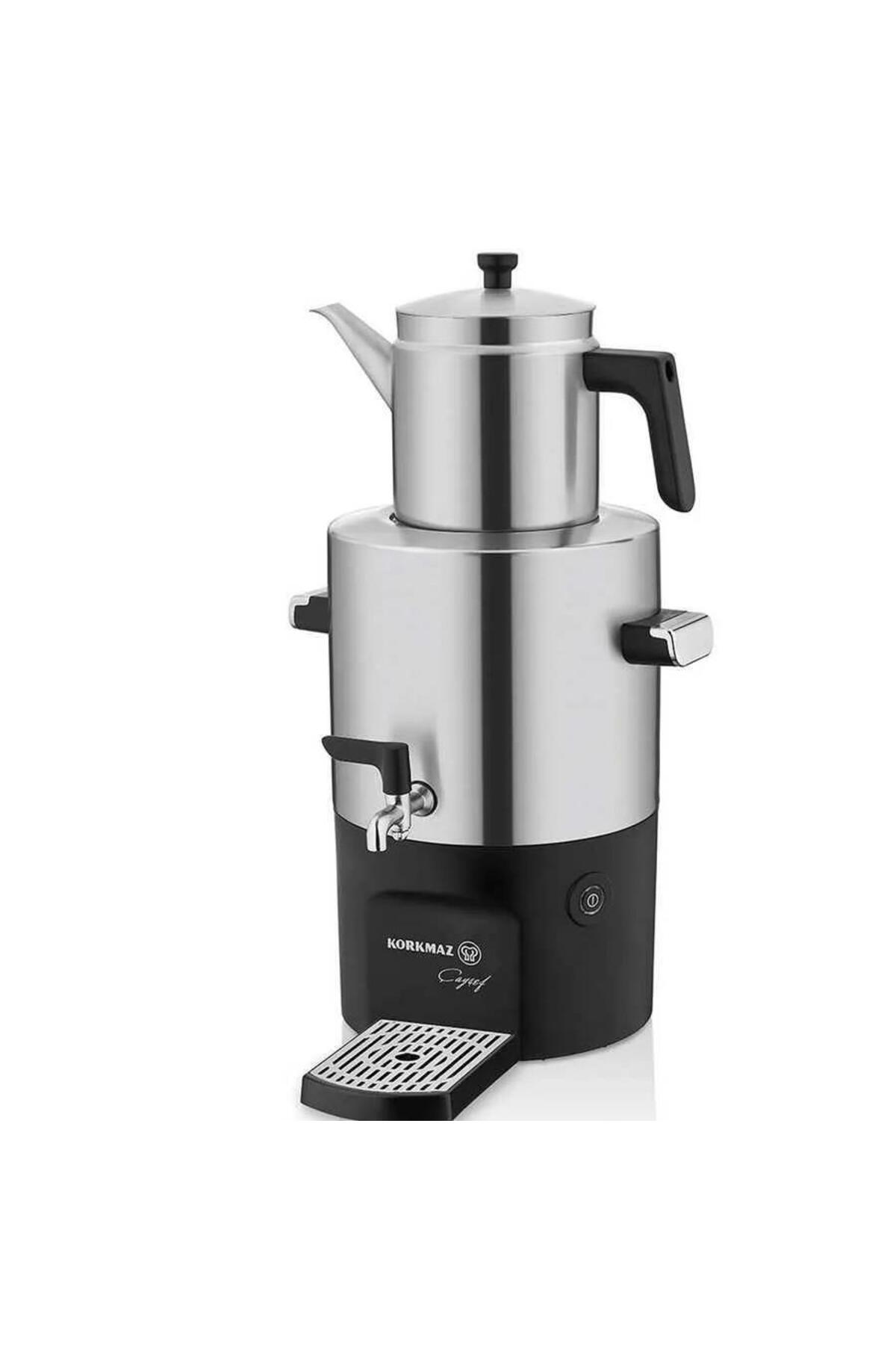 چای ساز A841 SEMAVER INOX SATIN اورجینال KORKMAZ