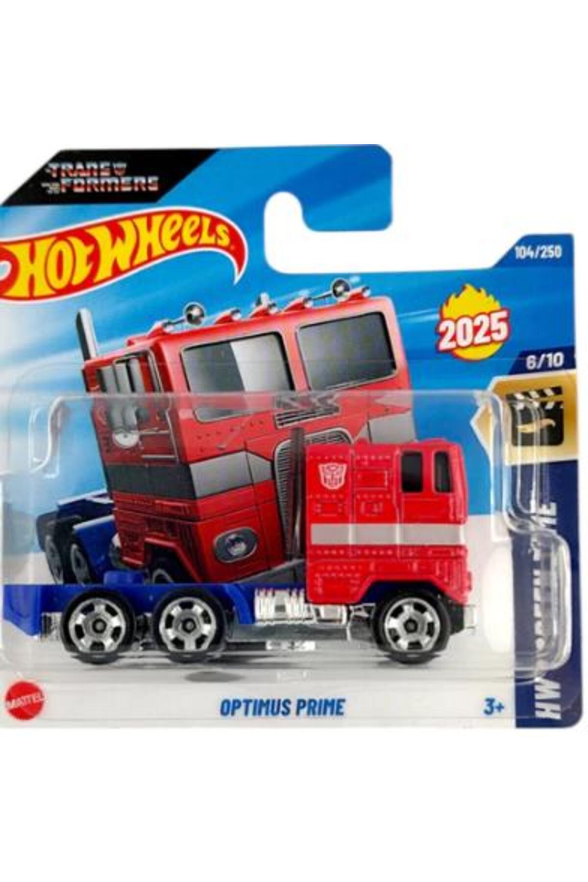 ماشین اسباب بازی SINGLE CARS OPTIMUS PRIME HYW26 زمان صفحه نمایش HW هات ویلز اورجینال HOT WHEELS