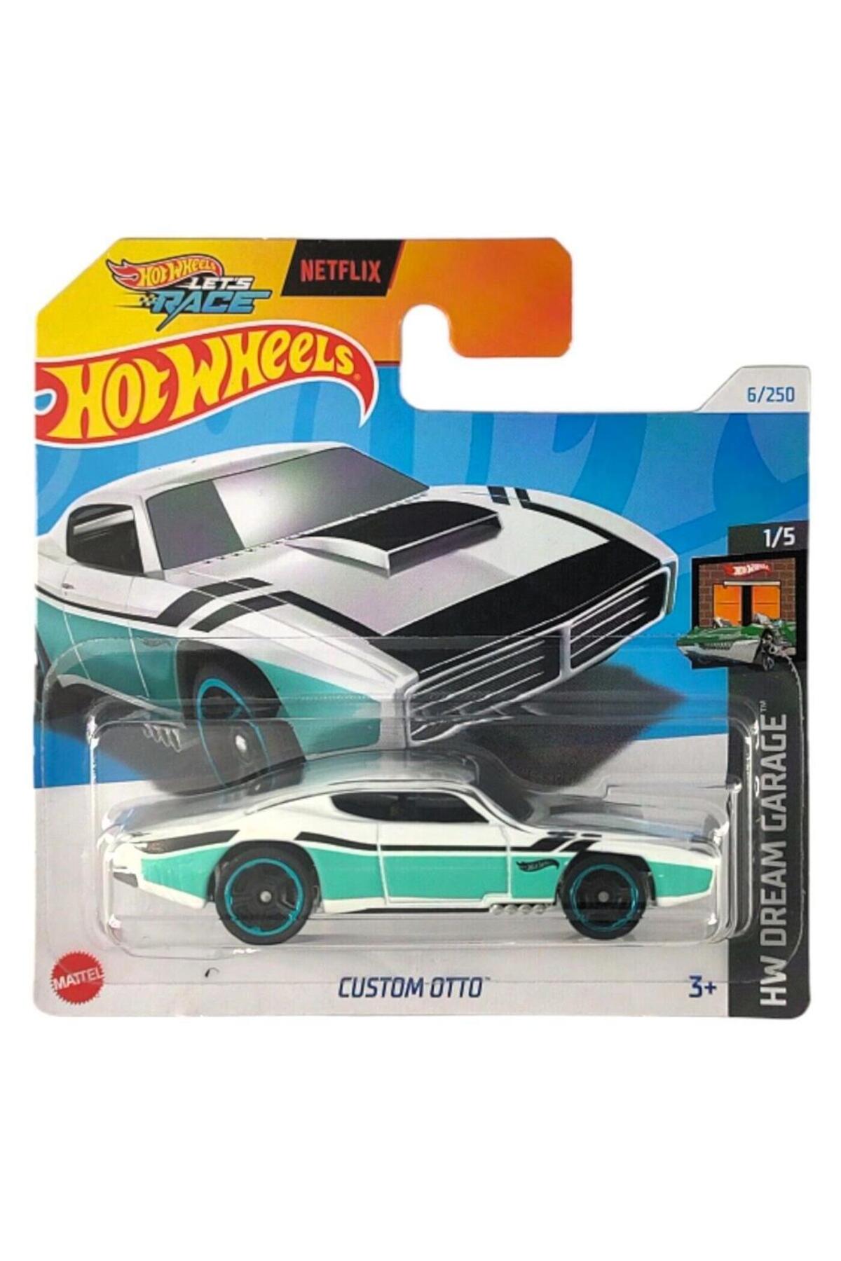 ماشین اسباب بازی 1 64 اتومبیل های معمولی مجرد HTC85 HW GARAGE DREAM CUSTOM OTTO هات ویلز اورجینال HOT WHEELS