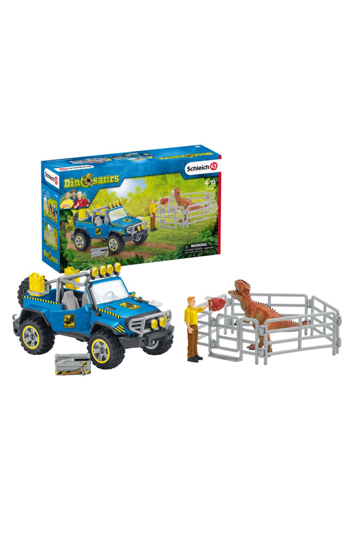 فیگور کلانتری خودرو و دینو 41464 Schleich