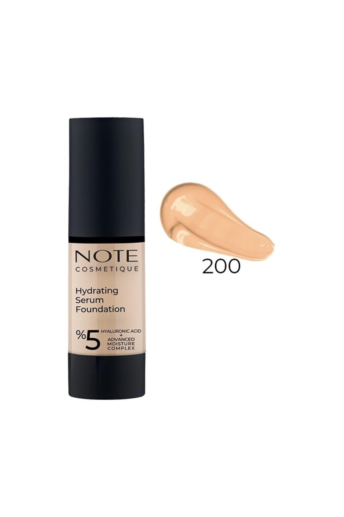 کرم پودر سرم آبرسان SPF 50 زیرسازی با اثر مرطوب کننده هیالورونیک اسید 200 Note Cosmetics