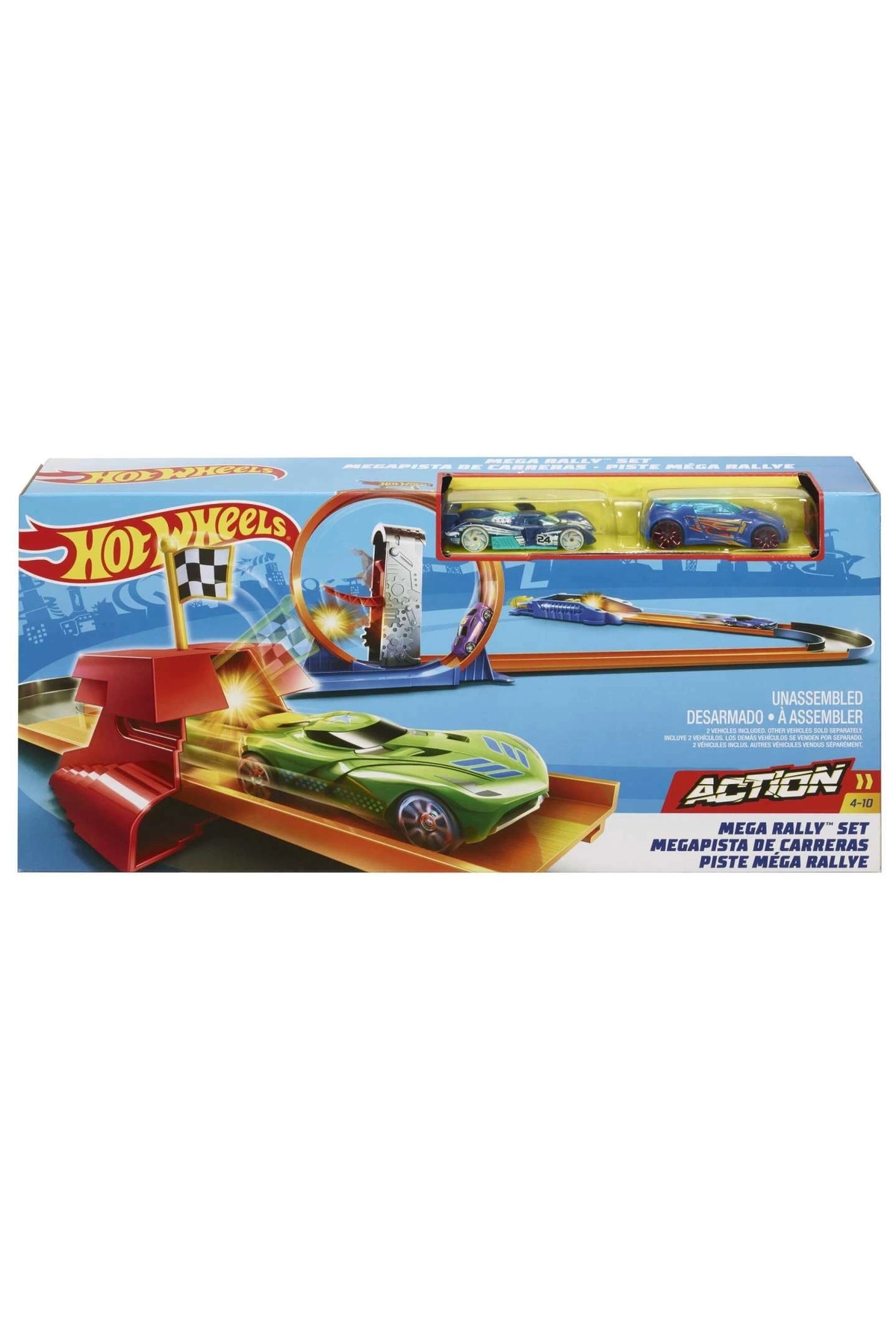 ماشین اسباب بازی مجموعه RALLY MEGA MOTOR RACERS DNN81 FVJ21 از ترکیه HOT WHEELS