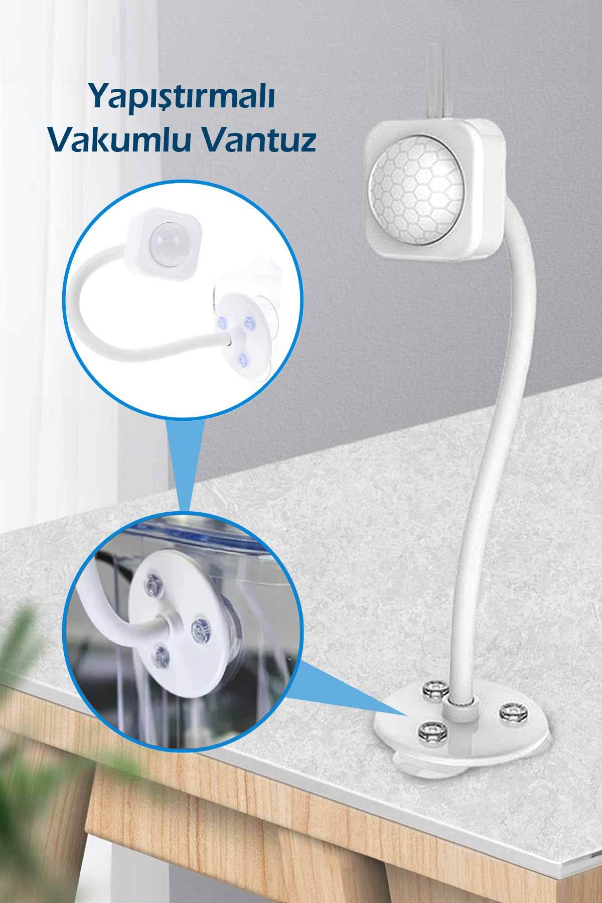 حسگر حرکتی مادون‌قرمز آب‌نما و آبخوری گوبی‌پت GOBYPET، USB، مدل 004754 سفید