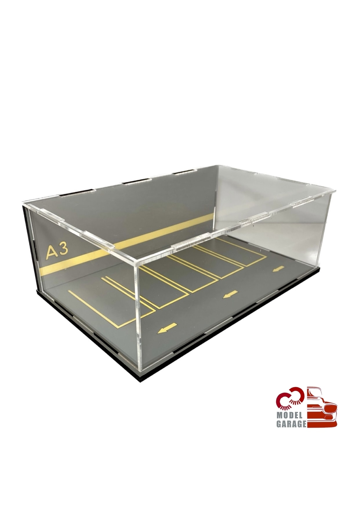 مدل خودرو 1 64 SCALE VEHICLE PARKING DIECAST DIORAMA DISPLAY STAND RACK CAR GARAGE اورجینال Özel Yapım