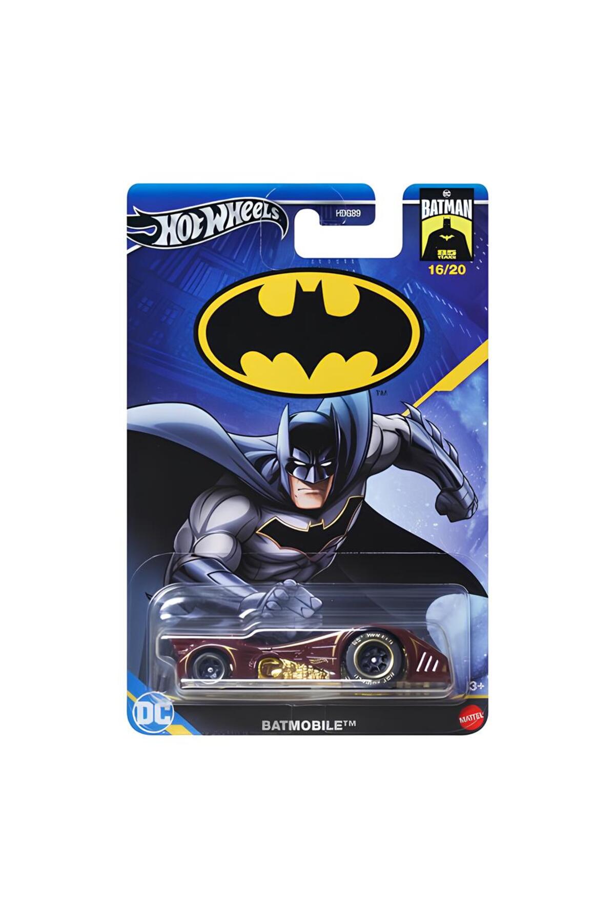 ماشین اسباب بازی اتومبیل های با مضمون بتمن BATMOBILE HRW31 هات ویلز اورجینال HOT WHEELS