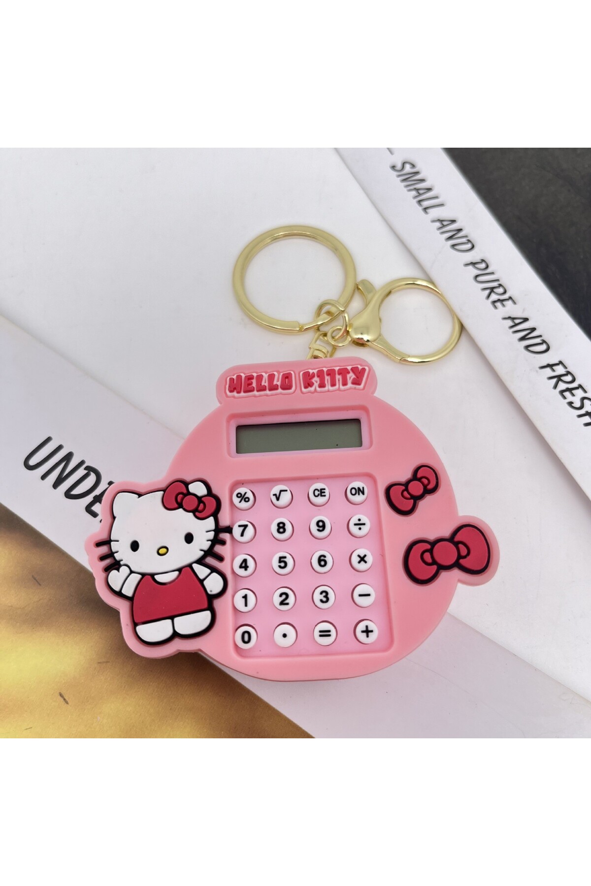 جلیقه کلید زیور آلات کیف جاکلیدی و ماشین حساب KUROMI CINNAMOROLL MY MELODIE POCHACCO HELLO KITTY Genel Markalar
