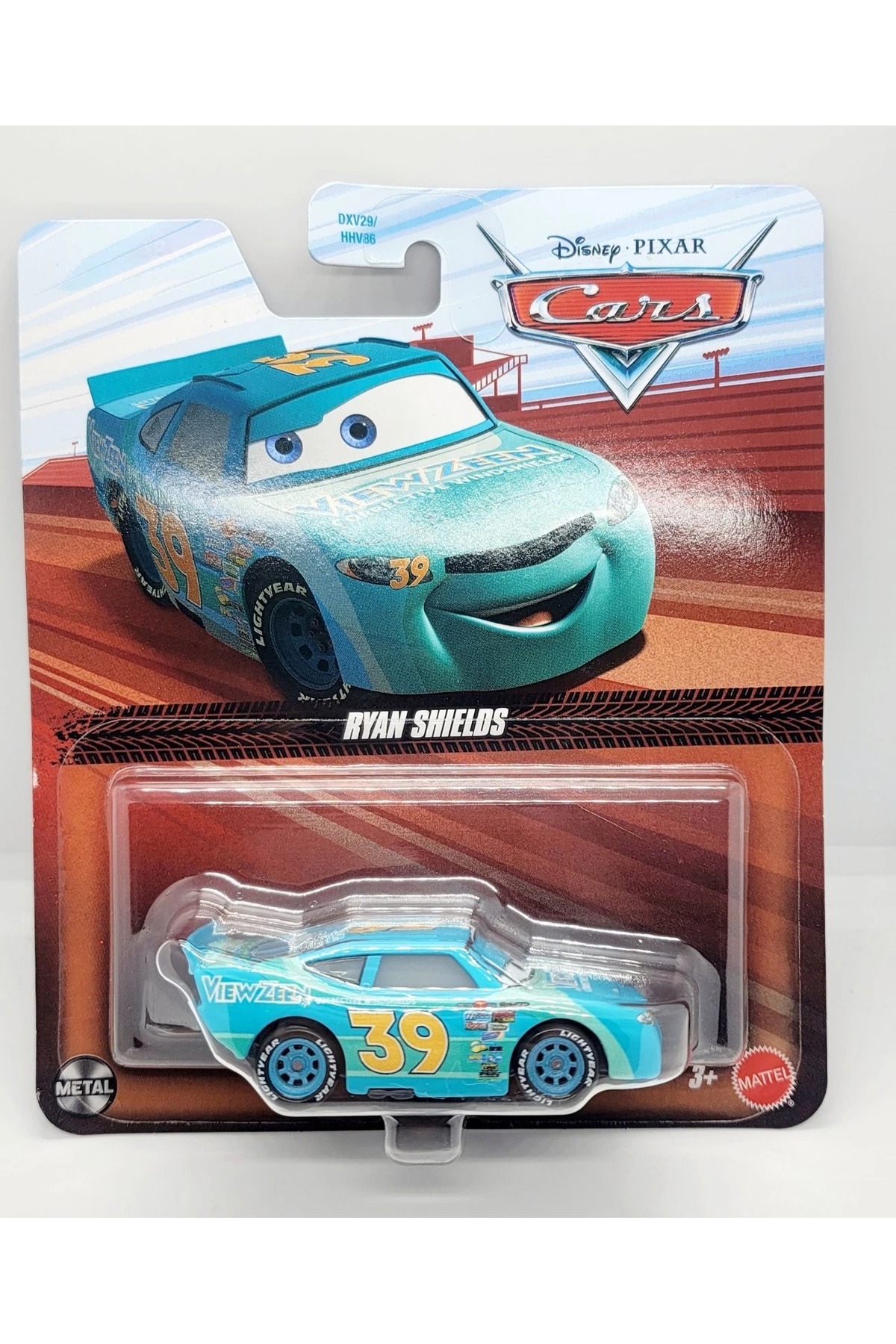 ماشین اسباب بازی DISNEY PIXAR CARS RYAN SHIELDS 39 VIEW ZEEN DIECAST METAL TOY از ترکیه HOT WHEELS