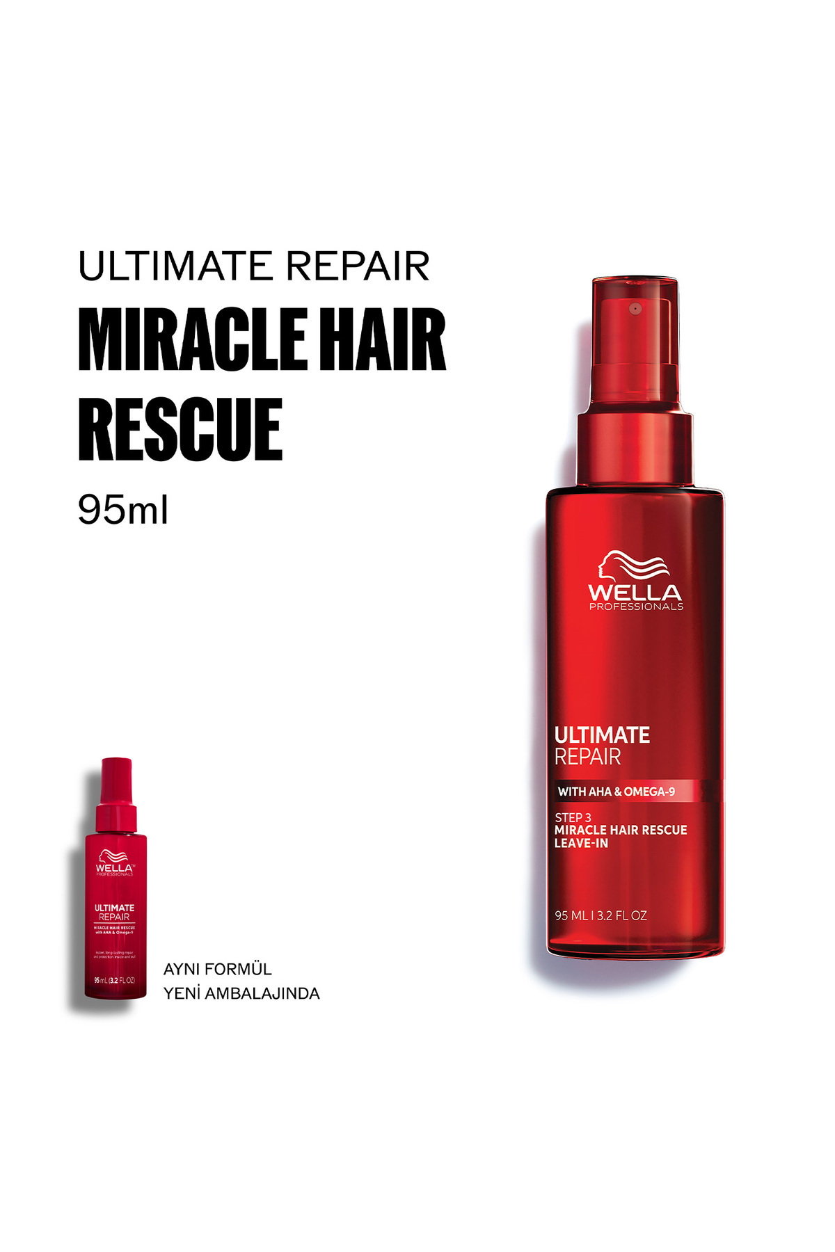 سرم و روغن مو ترمیم کننده ULTIMATE REPAIR LEAVE IN برای موهای آسیب دیده 95 میل اورجینال Wella Professionals