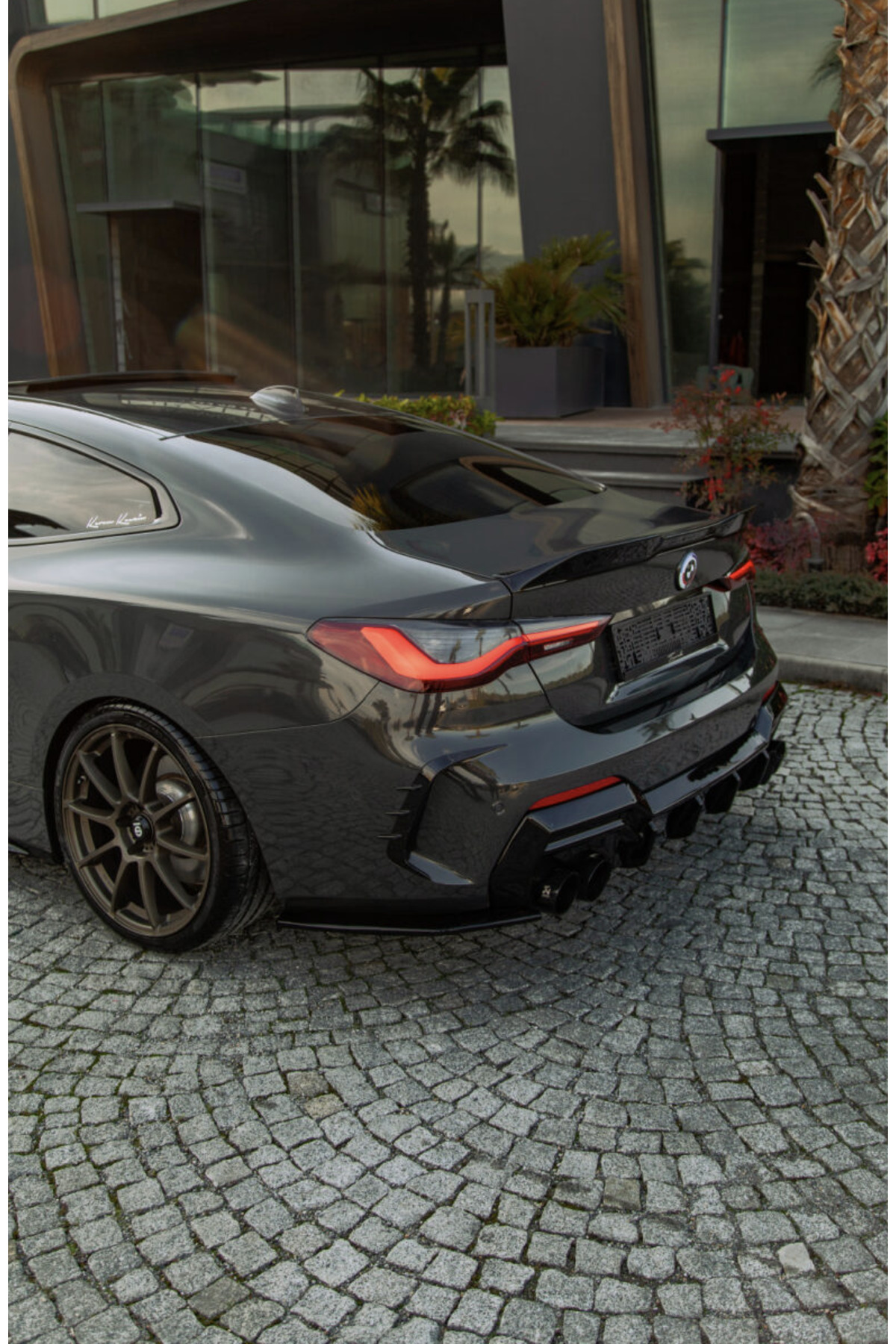مجموعه دیفیوزر عقب و فلاپ BMW 4 Series G22 Coupe سازگار با M Sport، تی‌ام‌زد گاراژ TMZ Garage
