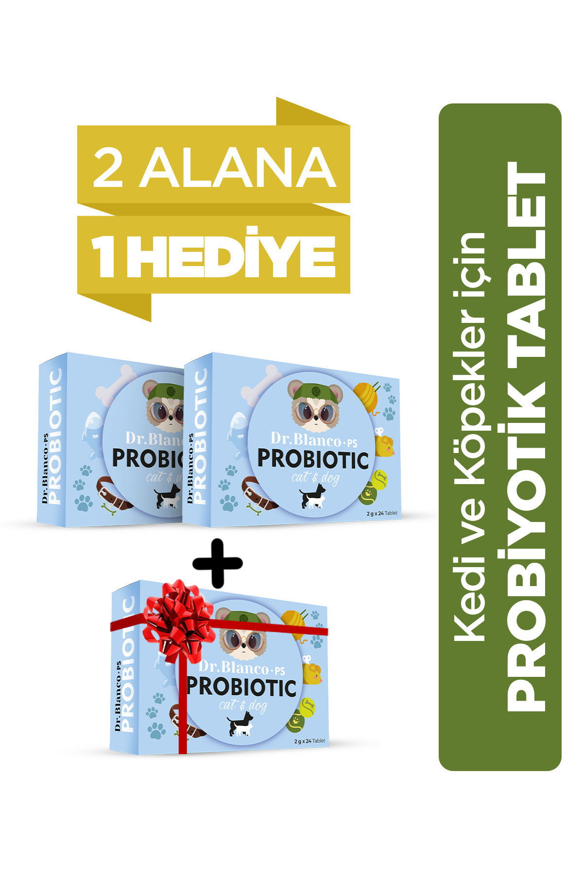 قرص پروبیوتیک سگ و گربه دکتر بلانکو Dr. Blanco