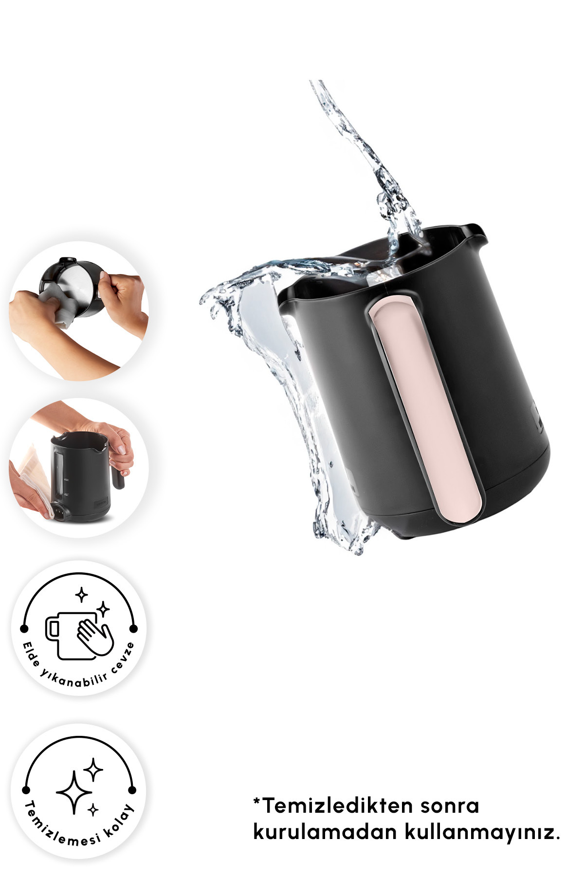 قهوه ساز ترک کرم ترکی دوتایی DUET AROMA دوبل ظرفیت 10 فنجان اورجینال Karaca