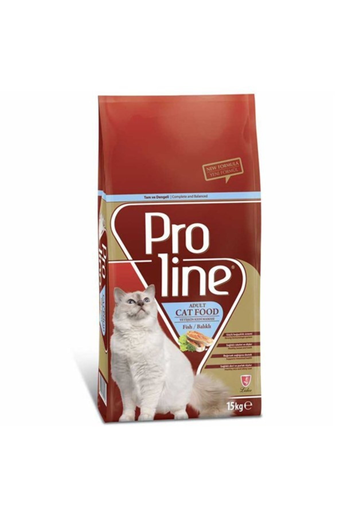 غذای خشک گربه پرولاین Proline با طعم ماهی، ۱۵ کیلوگرم