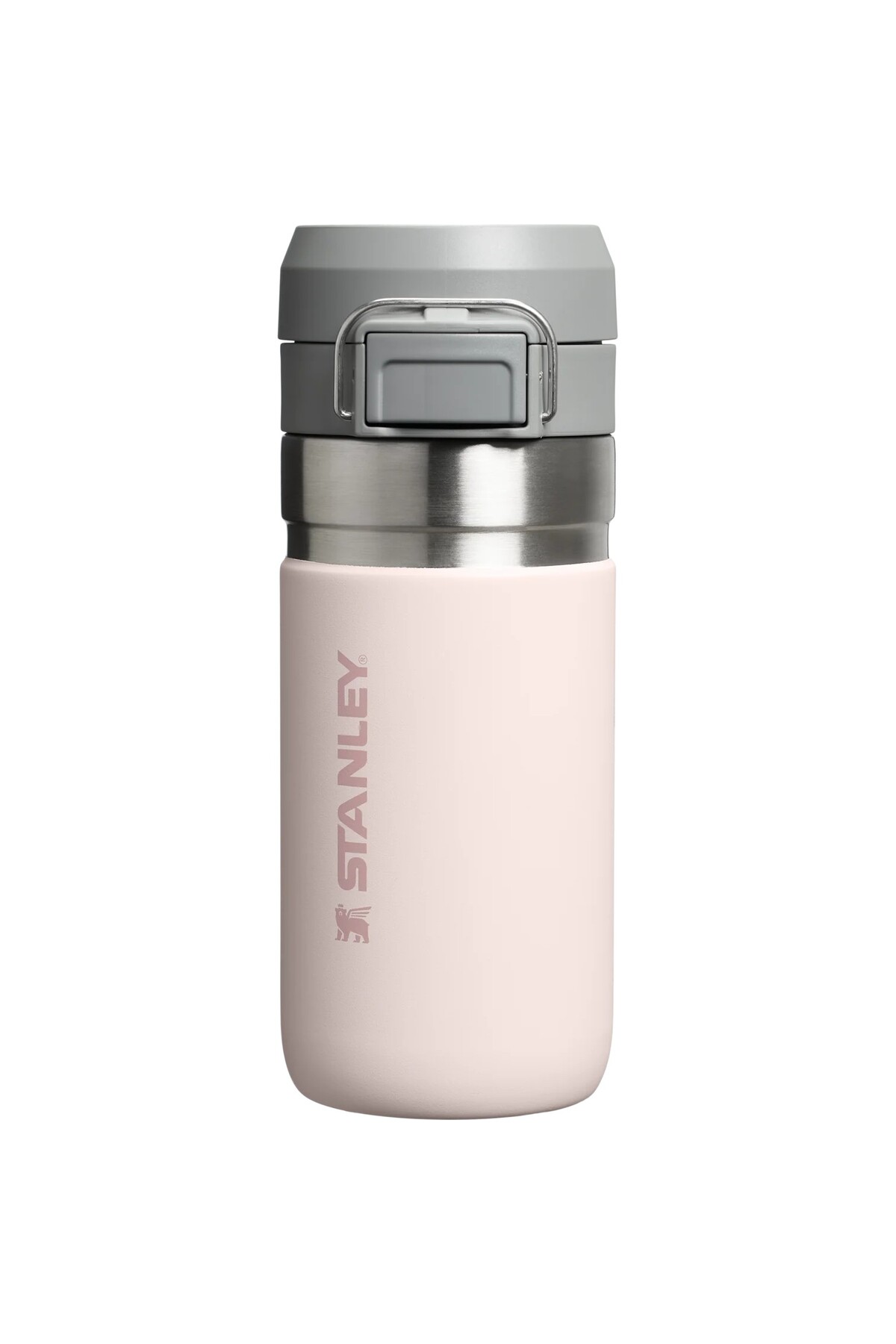 فلاسک فنجان قمقمه از جنس استنلس استیل QUICK FLIP 0.47 LT رز کوارتز اورجینال Stanley