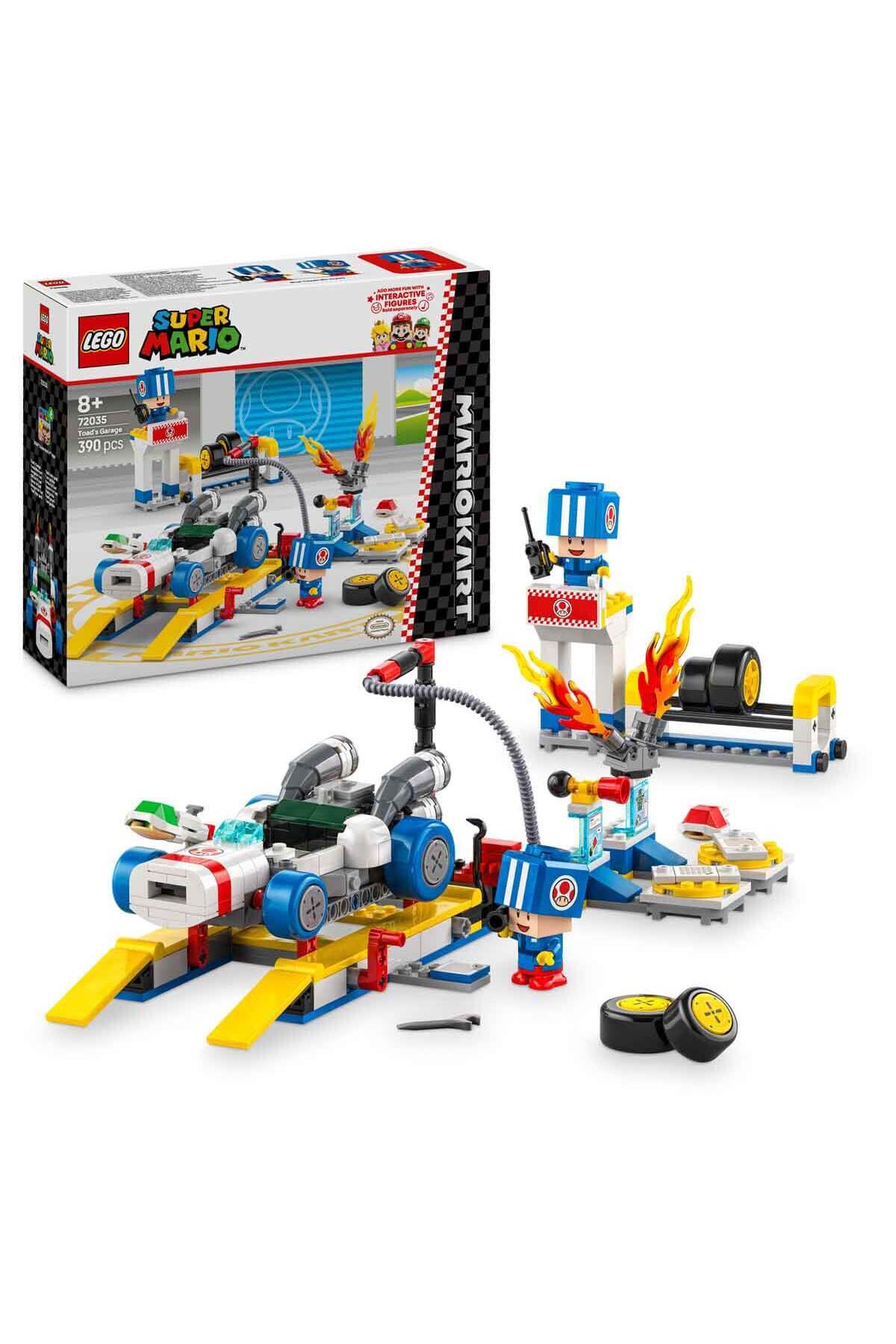 لگو و اسباب بازی های ساخت محور SUPER MARIO: MARIO KART – TOAD'S GARAGE 72035 شخصی برای کودکان 8 سال به بالا اورجینال LEGO