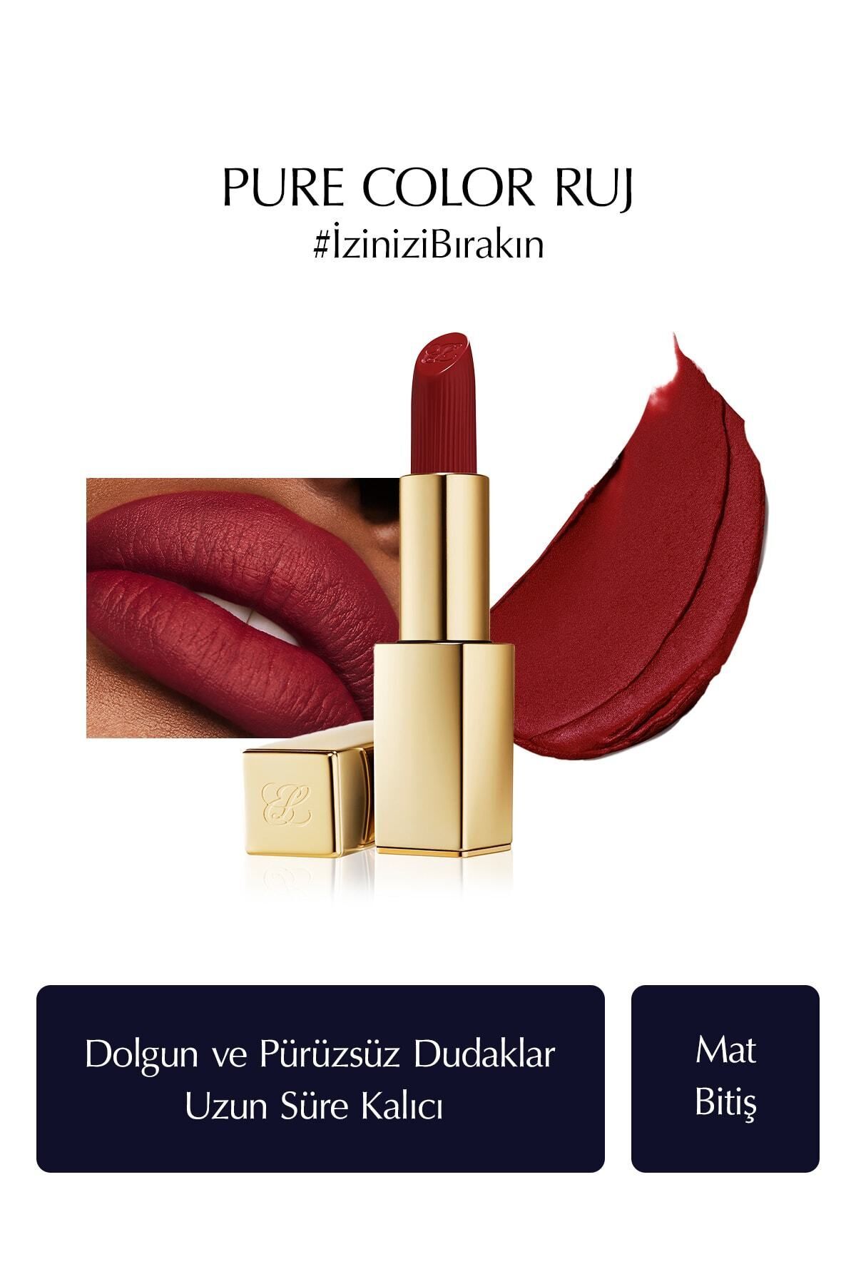 رژ لب مات رنگ طبیعی 689 استی لادر Estee Lauder