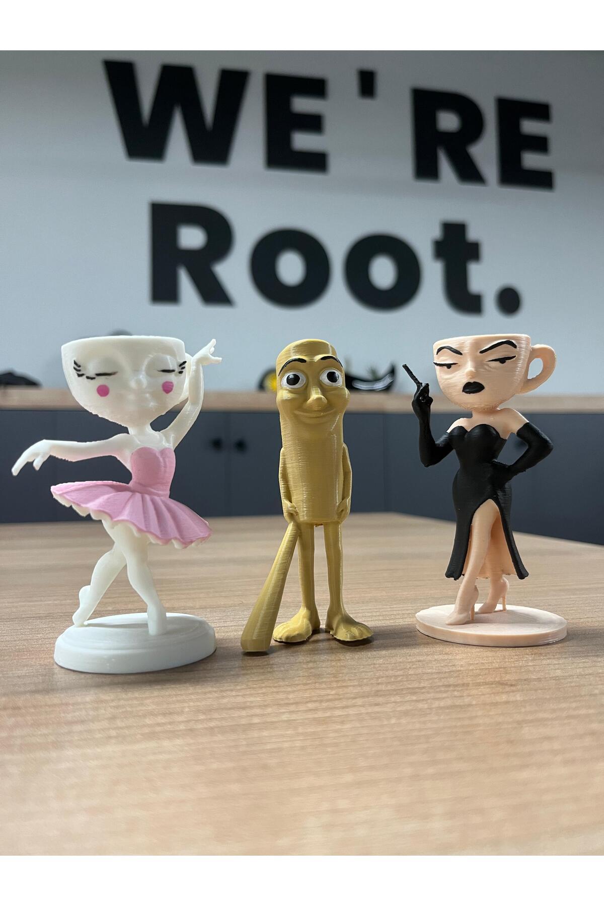 فیگور بالرین کاپوچینو شکل مغز TIKTOK AI شخصیت تونگ ساهور عاشق میم از ترکیه Root Made
