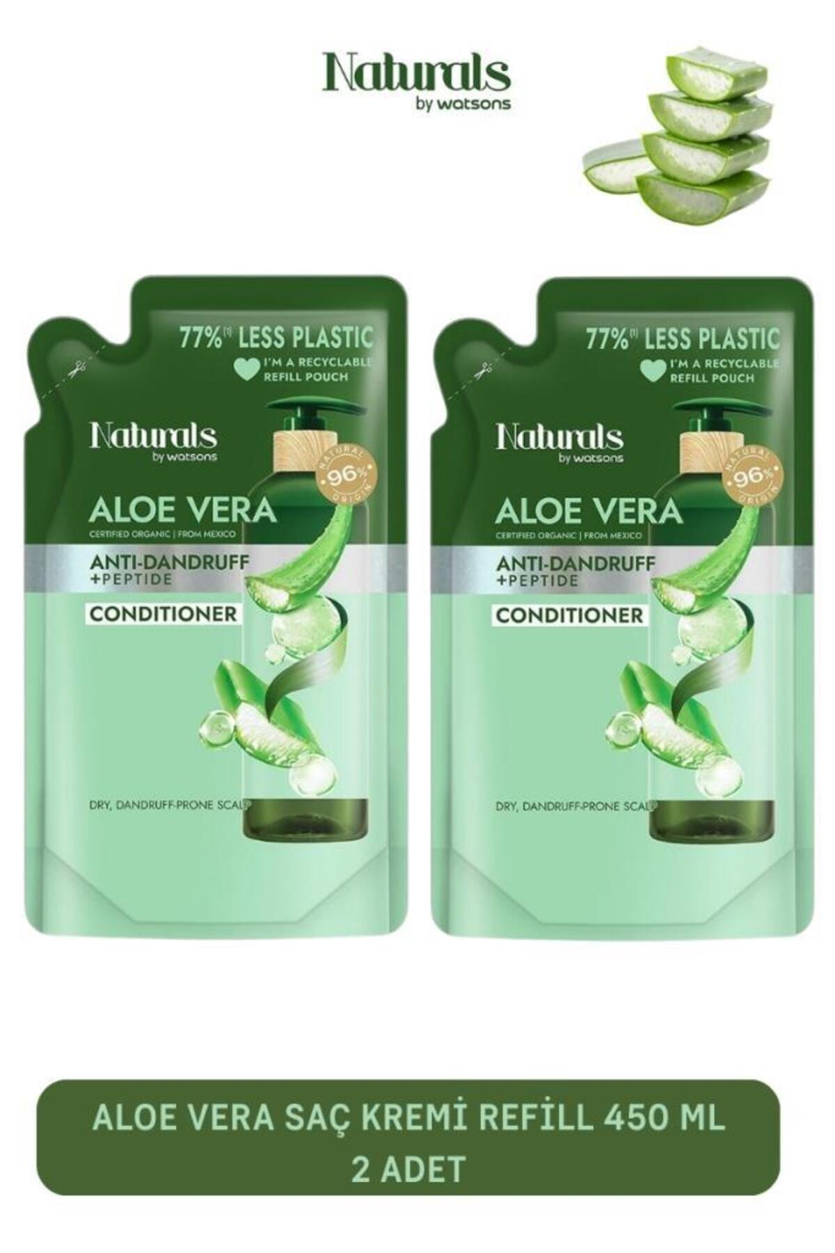 نرم‌کننده موی آلوئه‌ورا، بسته شارژ نچرالز بای واتسونز Naturals By Watsons، ۲ عددی