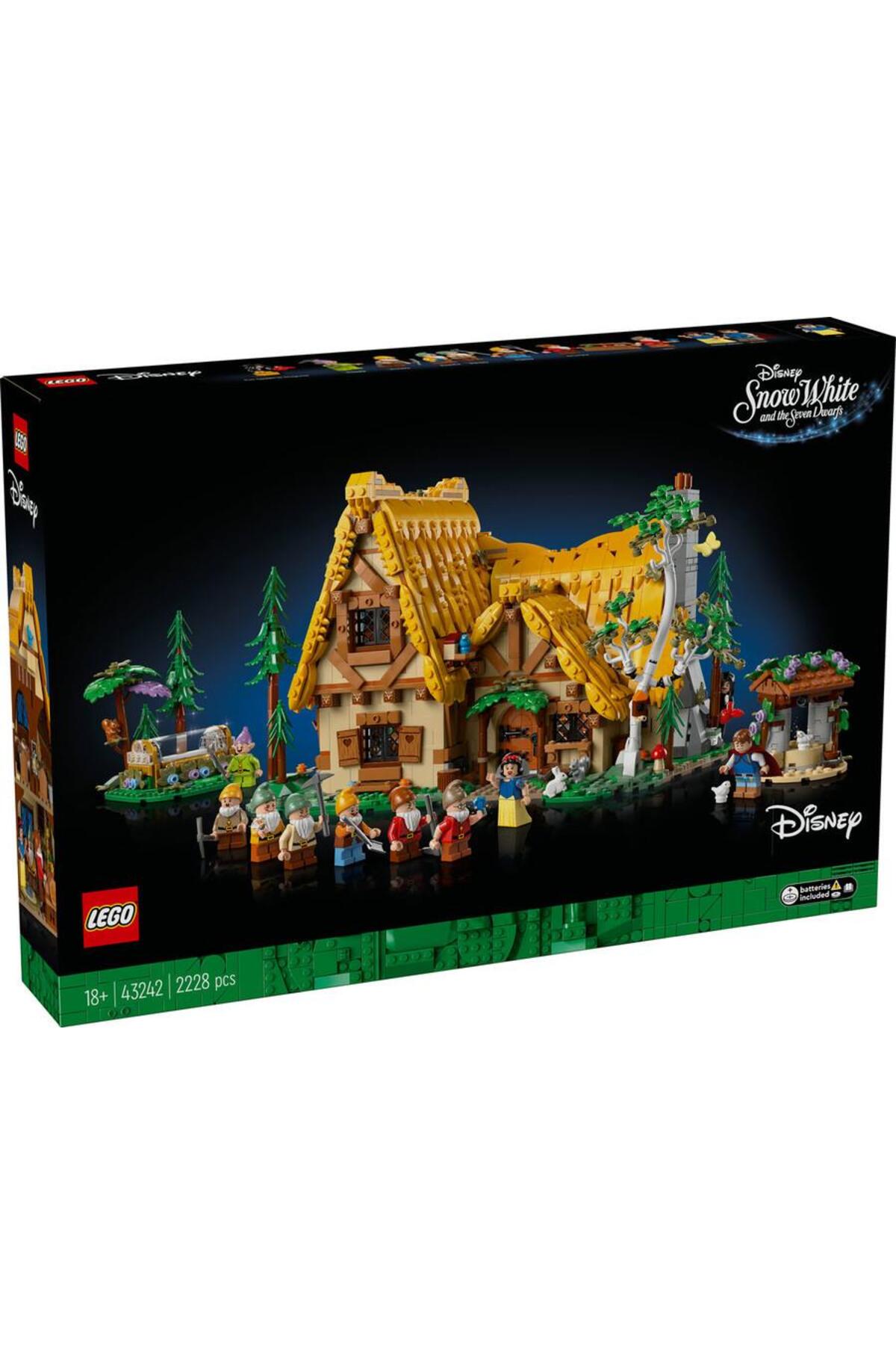 لگو و اسباب بازی های ساخت محور دیزنی 43242 کلبه سفید برفی هفت کوتوله اورجینال LEGO