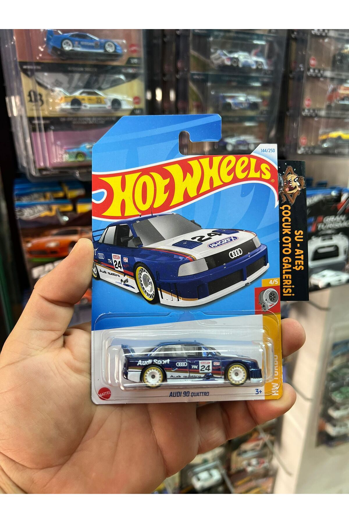 ماشین اسباب بازی مدل NADI AUDI 90 QUATTRO STH هات ویلز اورجینال HOT WHEELS