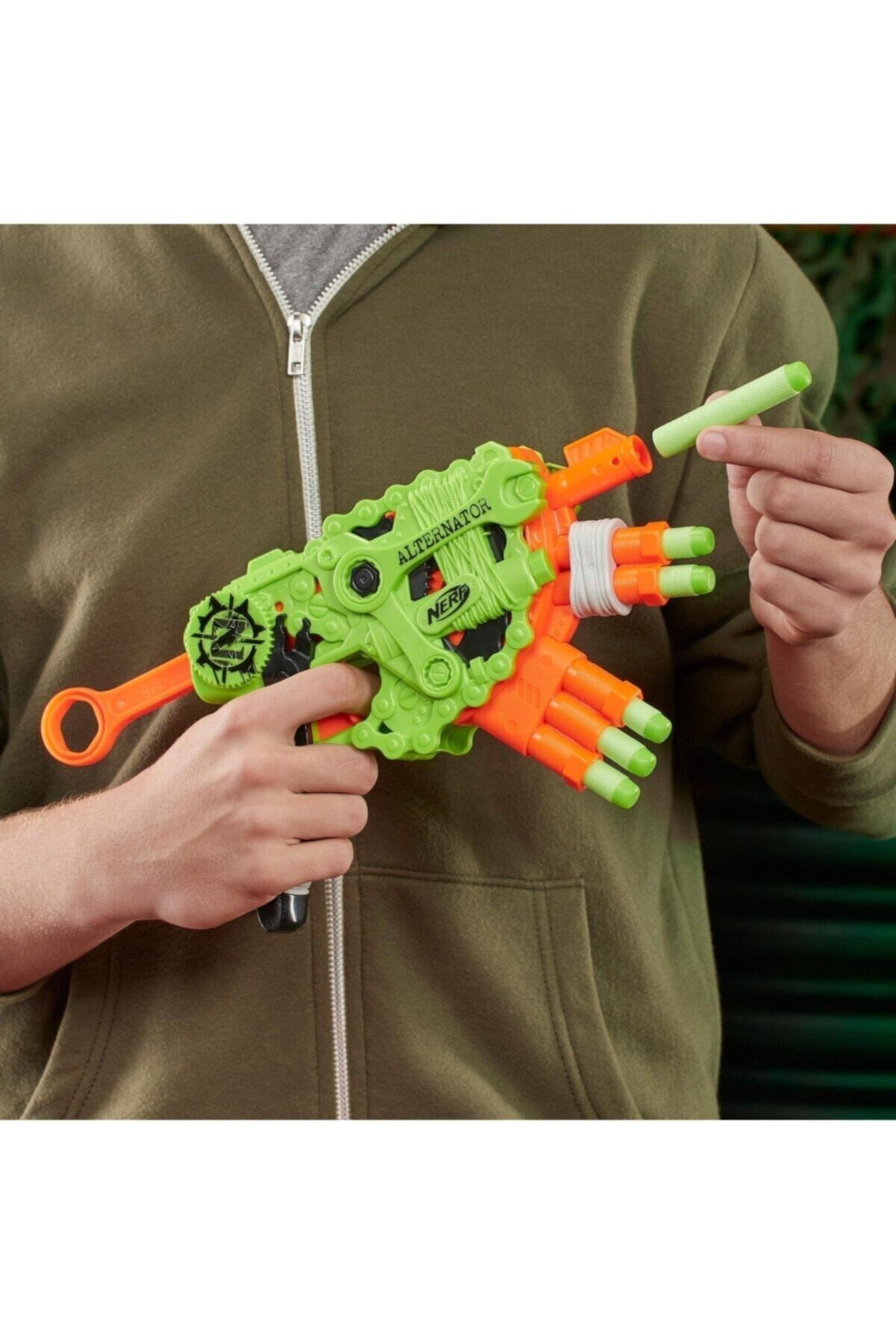تفنگ های اسباب بازی و آب ZOMBIE ALTERNATOR 1 2 3 DARTS NERF WEAPON E6187 نرف اورجینال Nerf