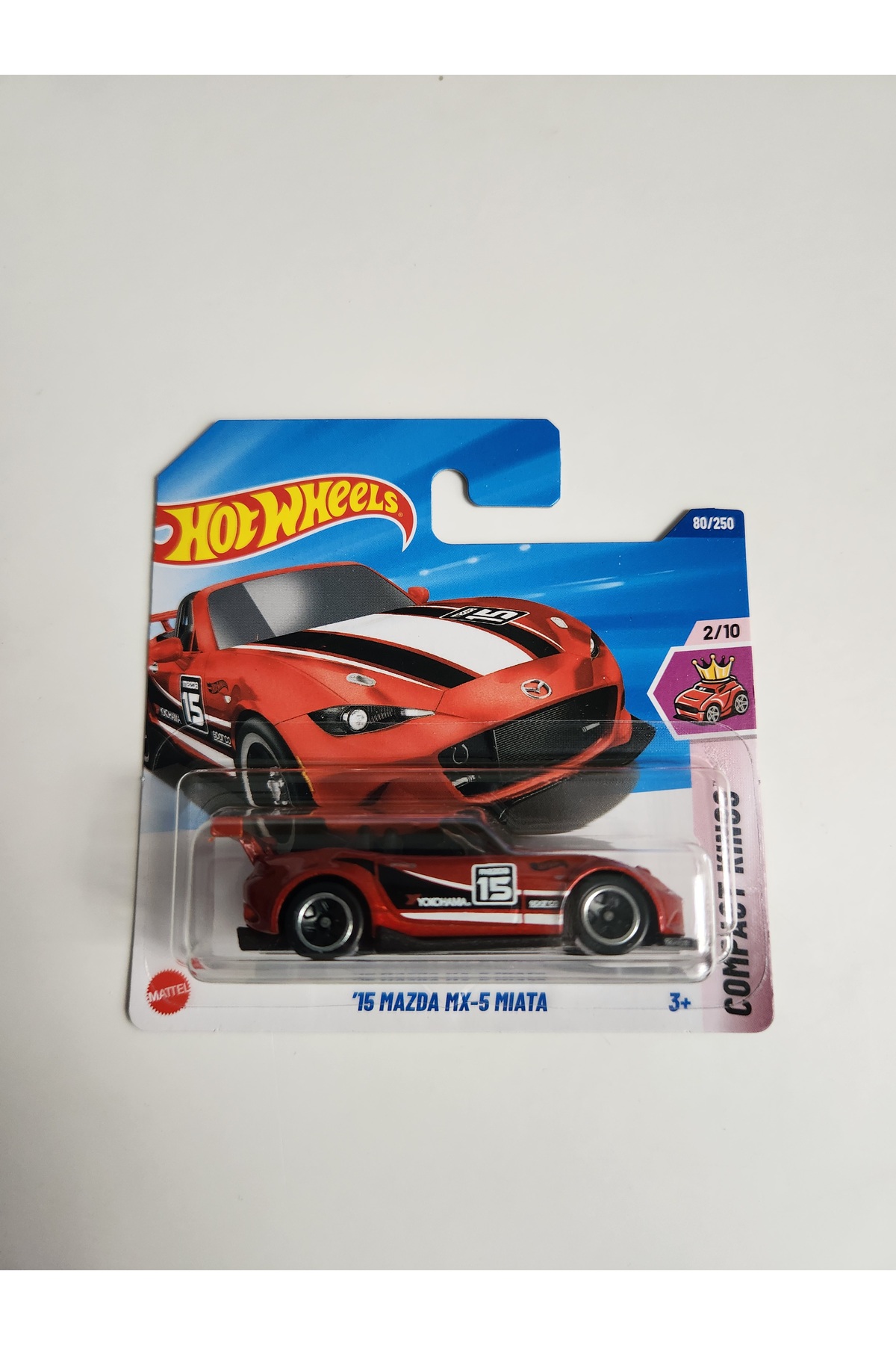 ماشین اسباب بازی HOTWHEELS '15 MAZDA MX 5 MIATA 2025 هات ویلز اورجینال HOT WHEELS