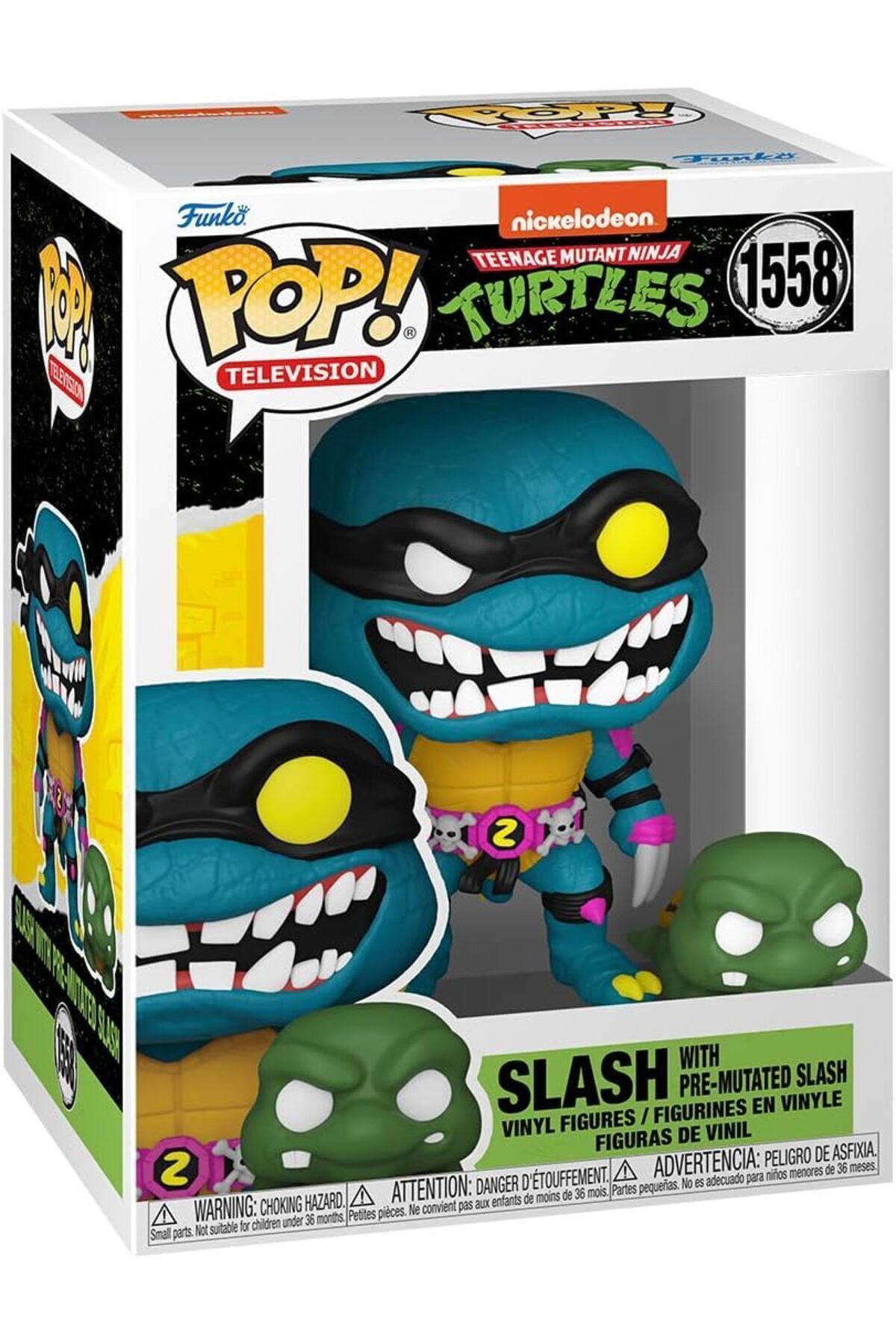 فیگور پاپ تلویزیون : S4 SLASH و TURTLE جهش یافته S اصل Funko