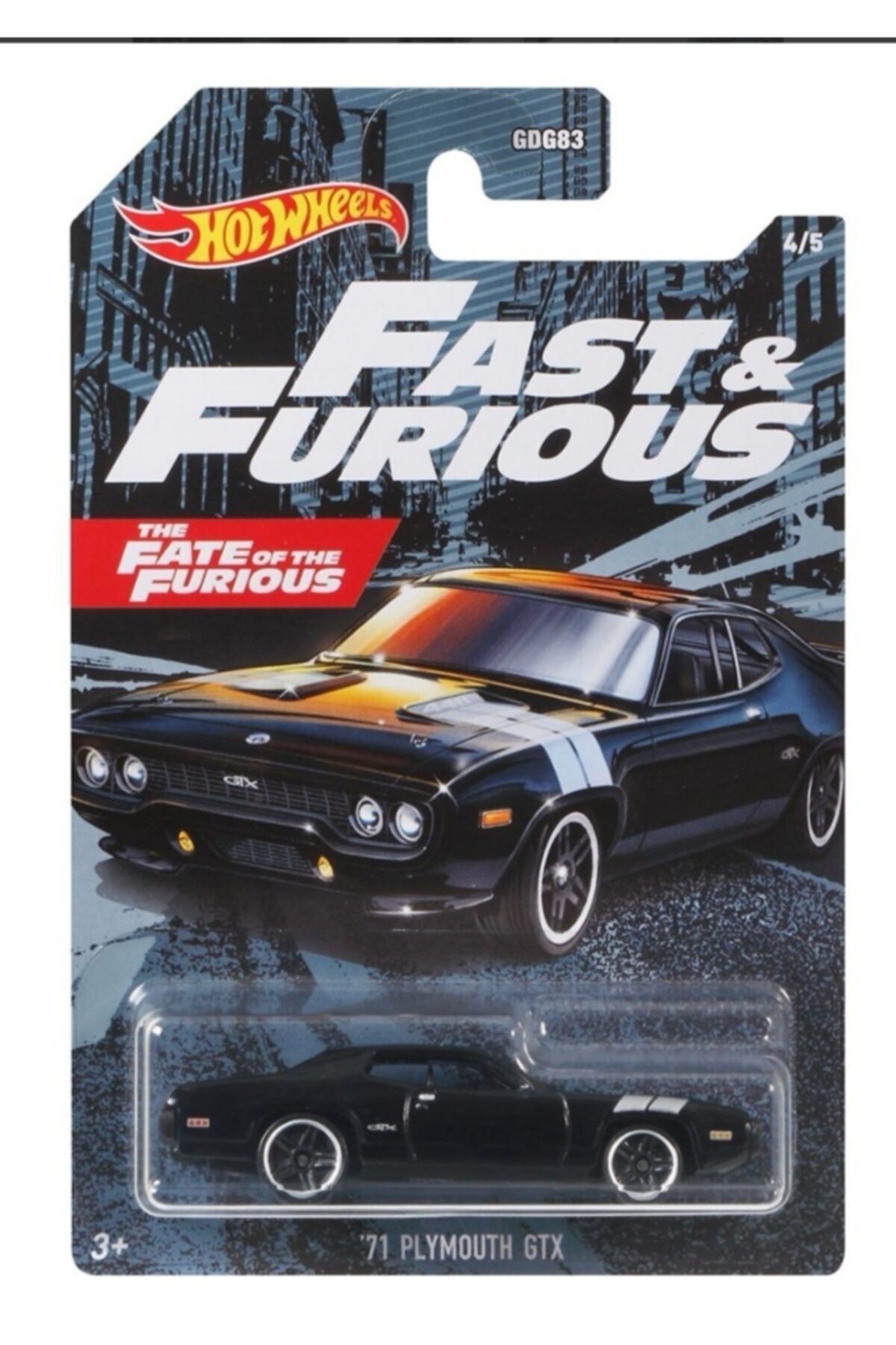 مدل خودرو 71 PLYMOUTH GTX HOTWHEELS سری سریع و خشمگین هات ویلز اورجینال HOT WHEELS