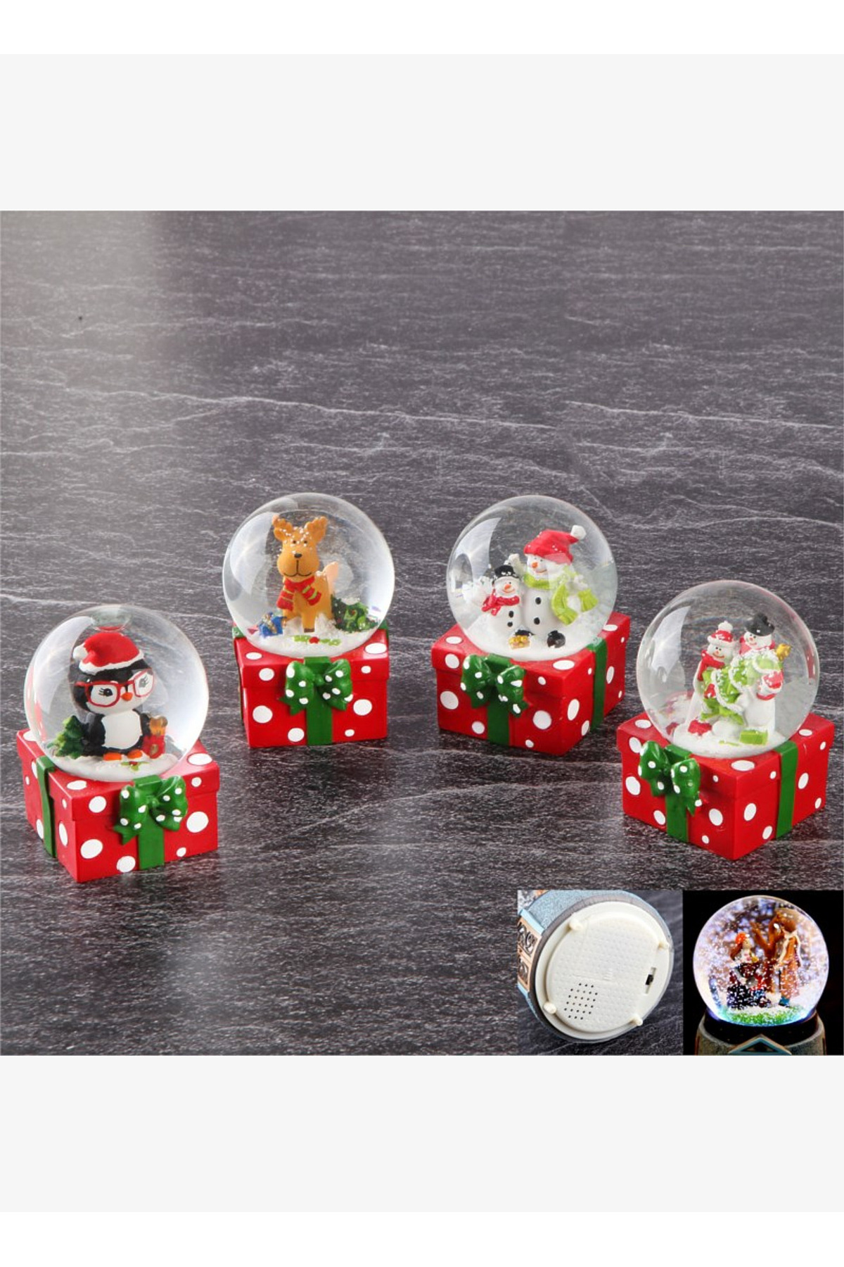 گوی برفی SNOW GLOBE THN74658 XMS 5.5 سانتی متر از ترکیه Tohana