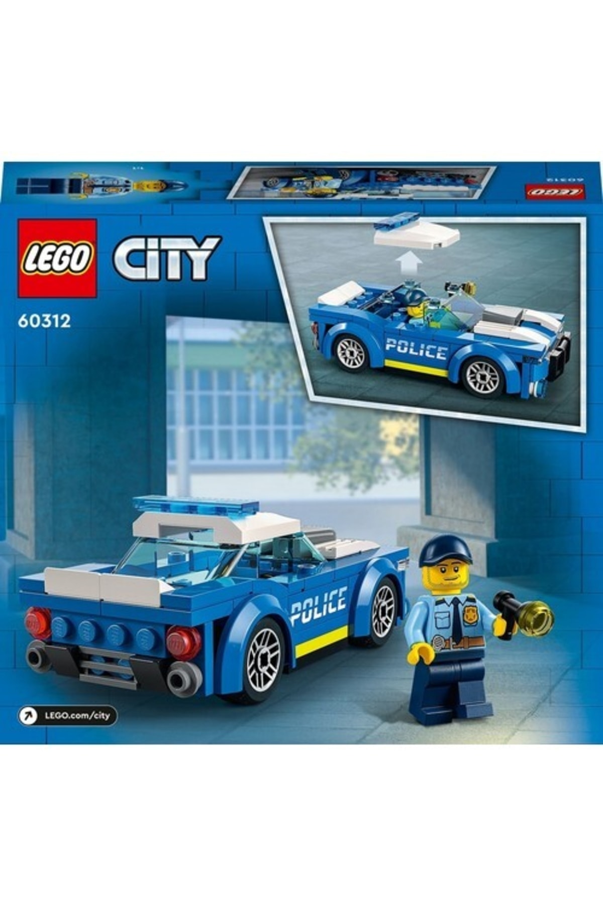 پازل ها و یاپبوزهای کودک ماشین پلیس شهر 60312 محصول دارای مجوز اورجینال LEGO