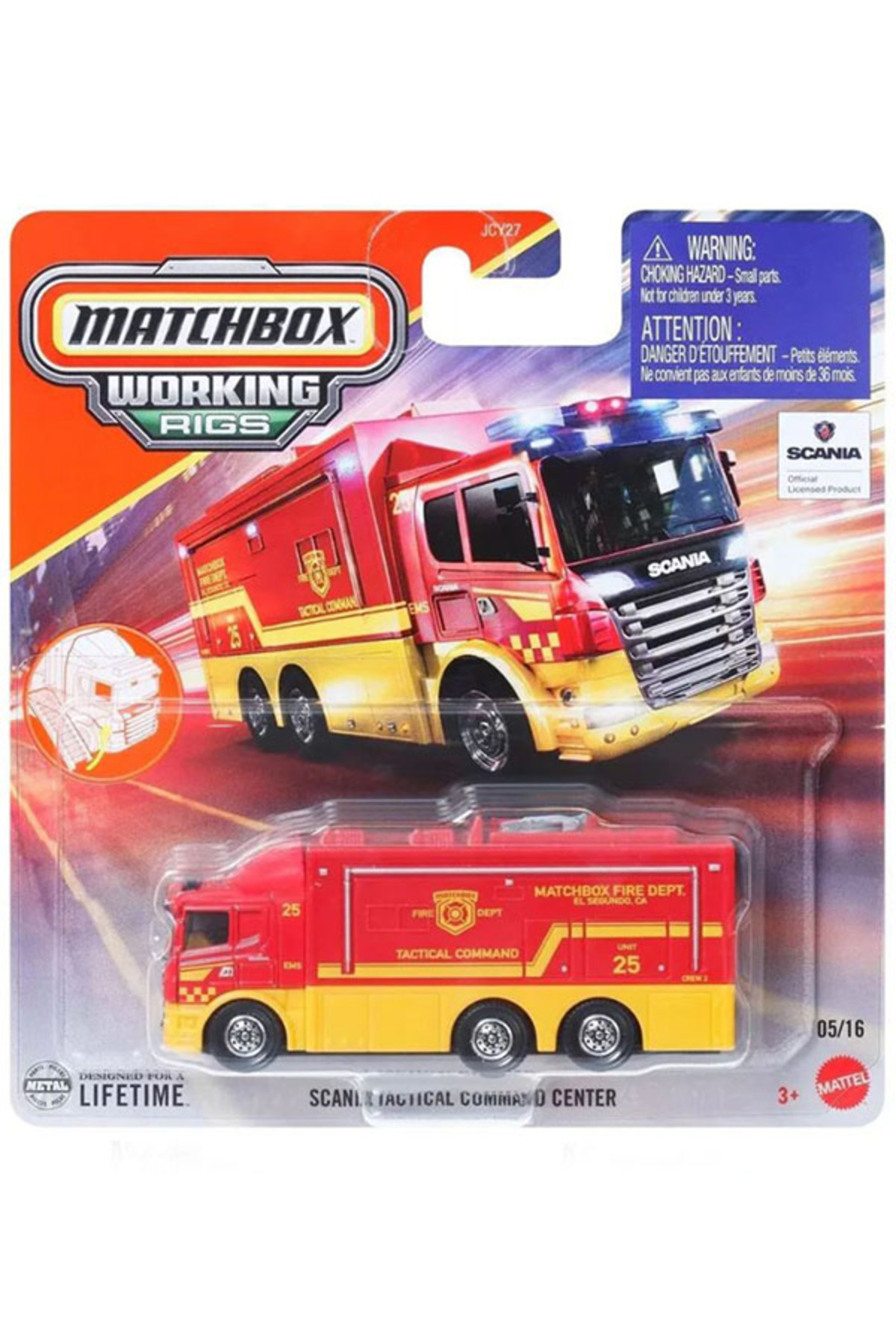 ماشین اسباب بازی MATCHBOX WORKING RIGS SCANIA TACTICAL COMMAND CENTER 1 64 از ترکیه HOT WHEELS