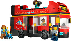 مجموعه ساختنی اتوبوس گردشگری دوطبقه قرمز لگو LEGO سیتی مدل 60407، ۳۸۴ قطعه