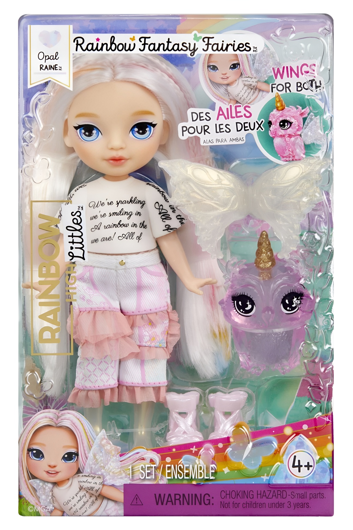 عروسک های اسباب بازی و لوازم جانبی RAINBOW LITTLES FAIRY OPAL RAINE DOLL اورجینال دارای مجوز FELİTE