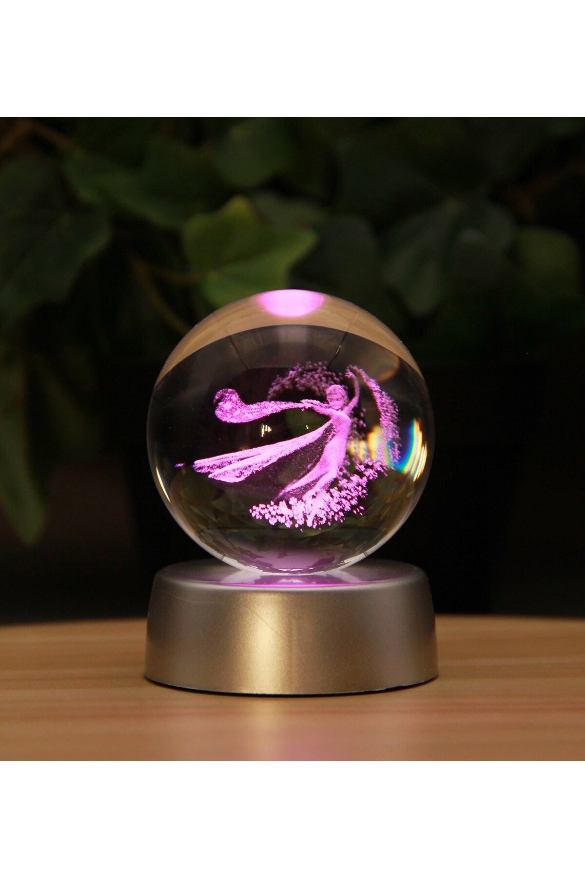 گوی برفی شیشه منجمد شده و سه بعدی کریستالیزه ELSA GLOBE از ترکیه HEDİYEBİZİZ