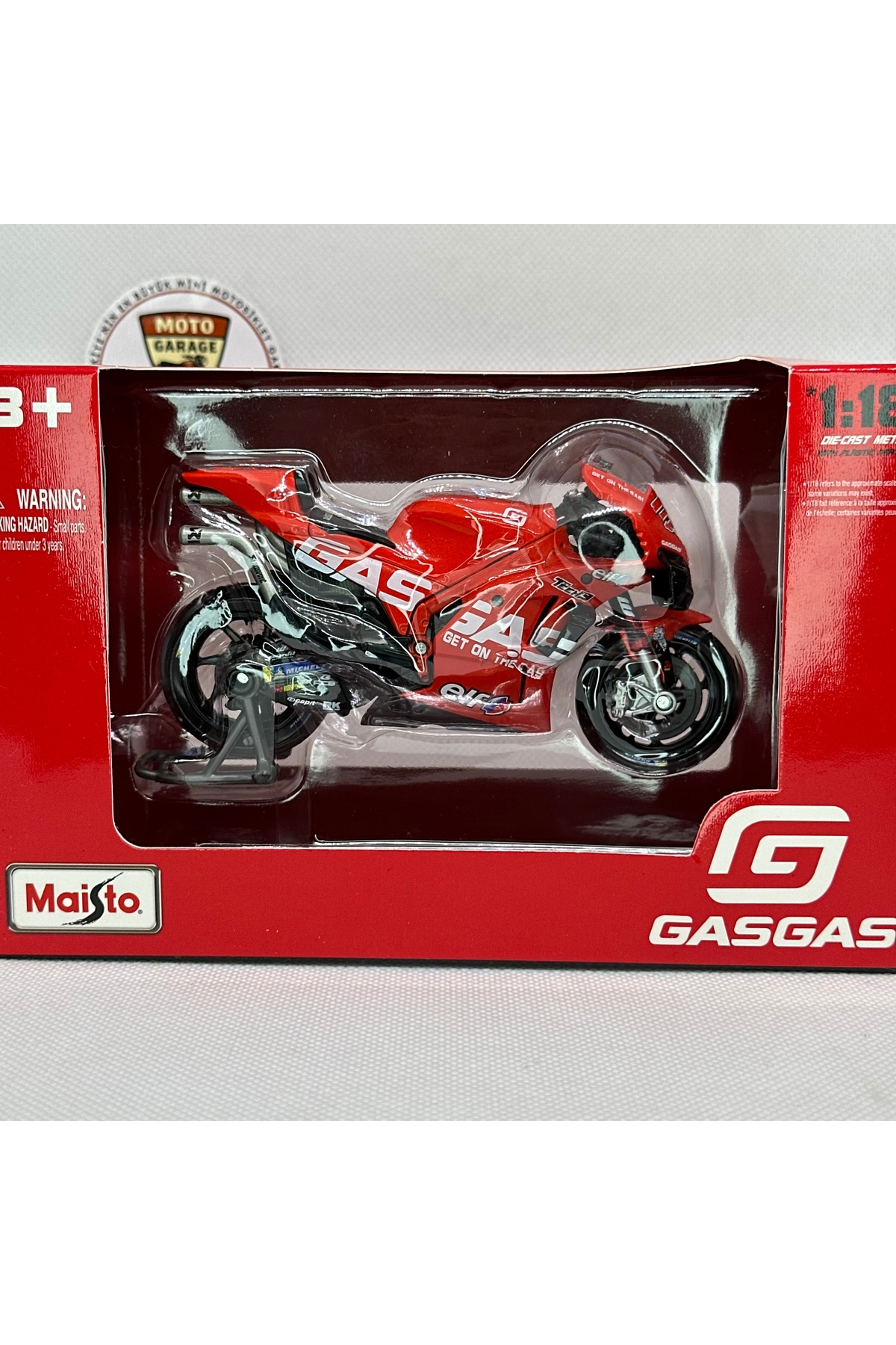 مدل خودرو GASGAS MOTOGP RACING 1:18 DIECAST MODEL MOTORCYCLE – METAL اورجینال Maisto Diecast