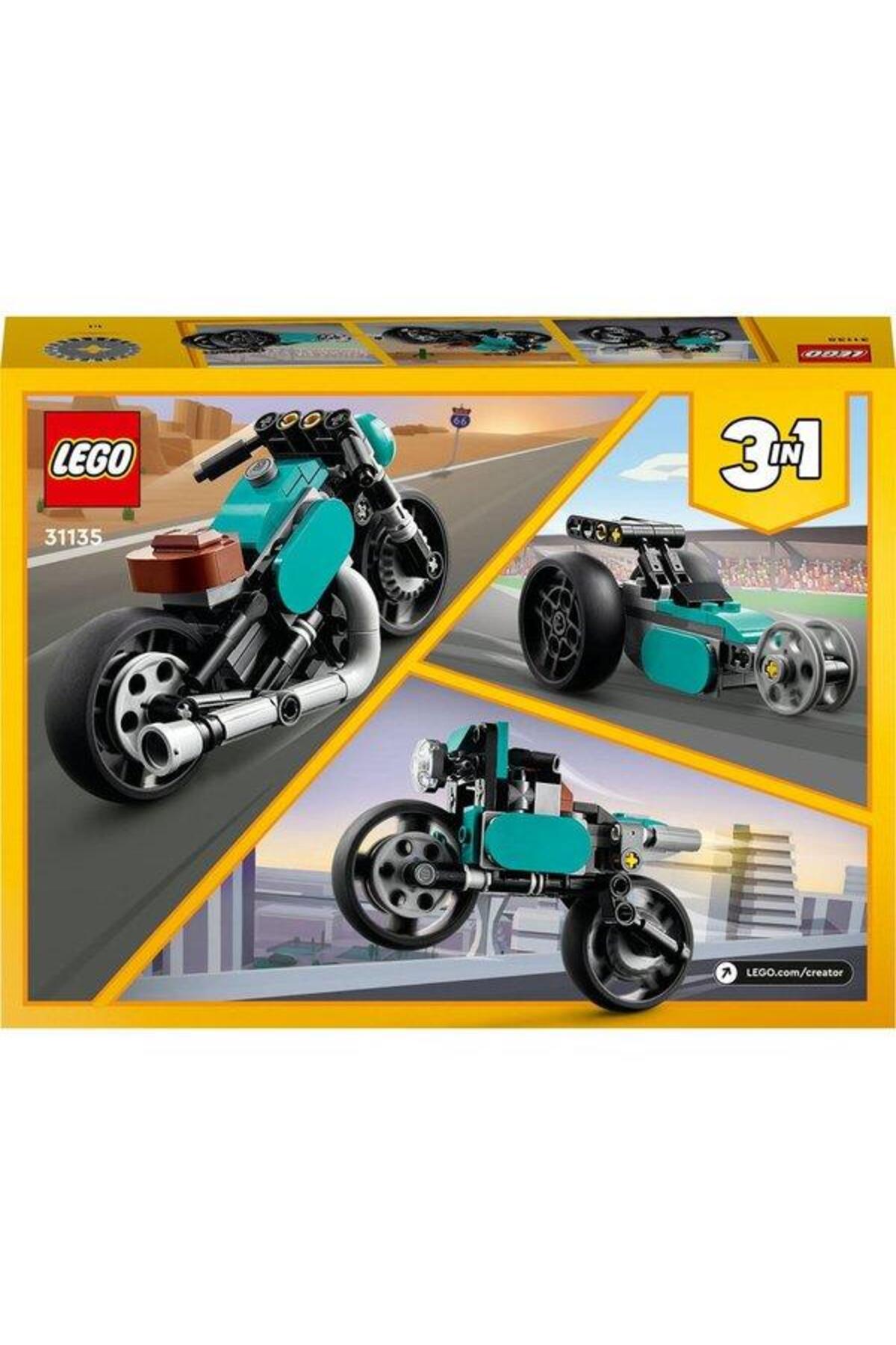 لگو و اسباب بازی های ساخت محور موتور سیکلت قدیمی CREATOR 31135 از ترکیه LEGO