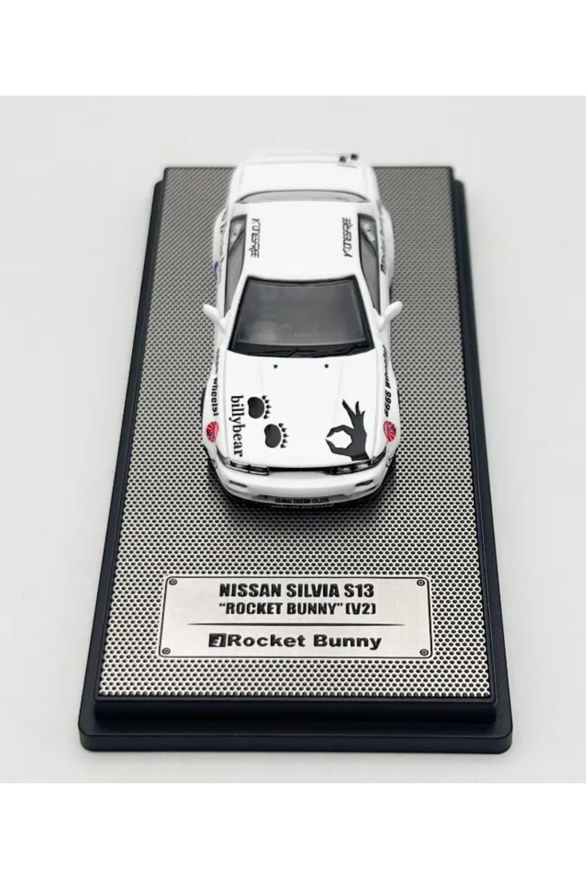 مدل خودرو INNO64 NISSAN SILVIA S13 V2 PANDEM ROCKET BUNNY سفید اورجینال Inno