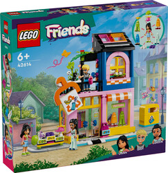 مجموعه ساختنی لگو LEGO فرندز فروشگاه لباس وینتیج مدل 42614، ۴۰۹ قطعه، حداقل سن ۶ سال