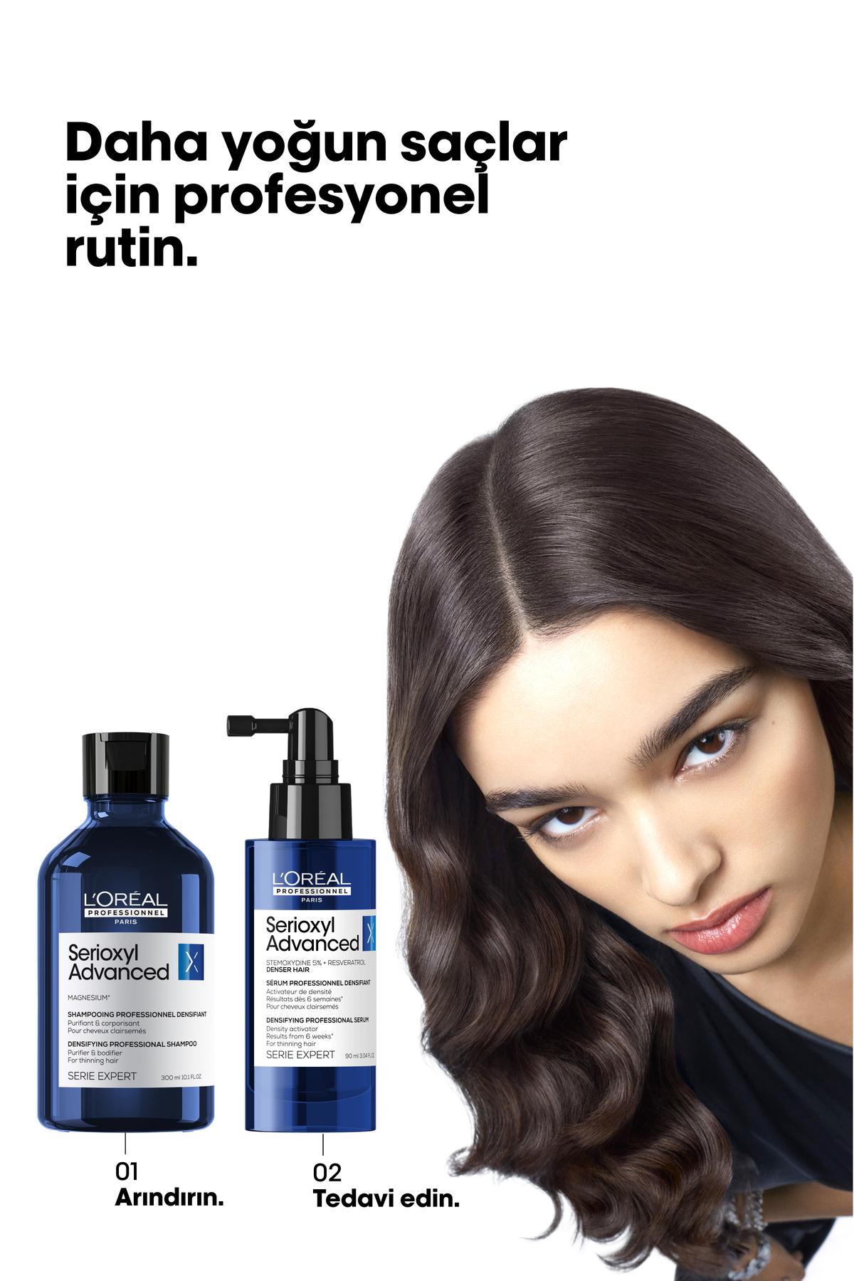 L'oreal Professionnel مجموعه پیشرفته Serie Expert Serioxyl برای مجموعه های موی سلمیش